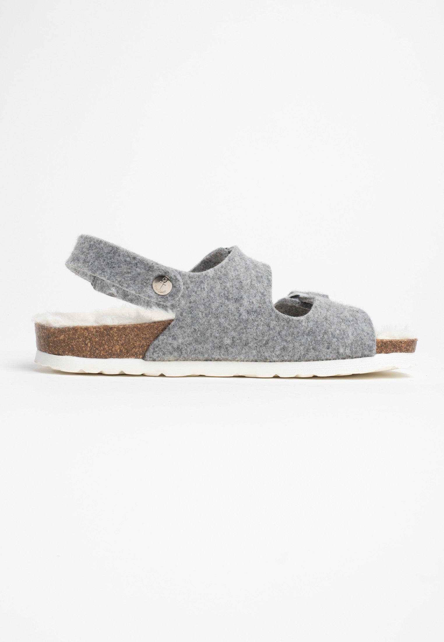 Sandalias Achille Multitiras Gris