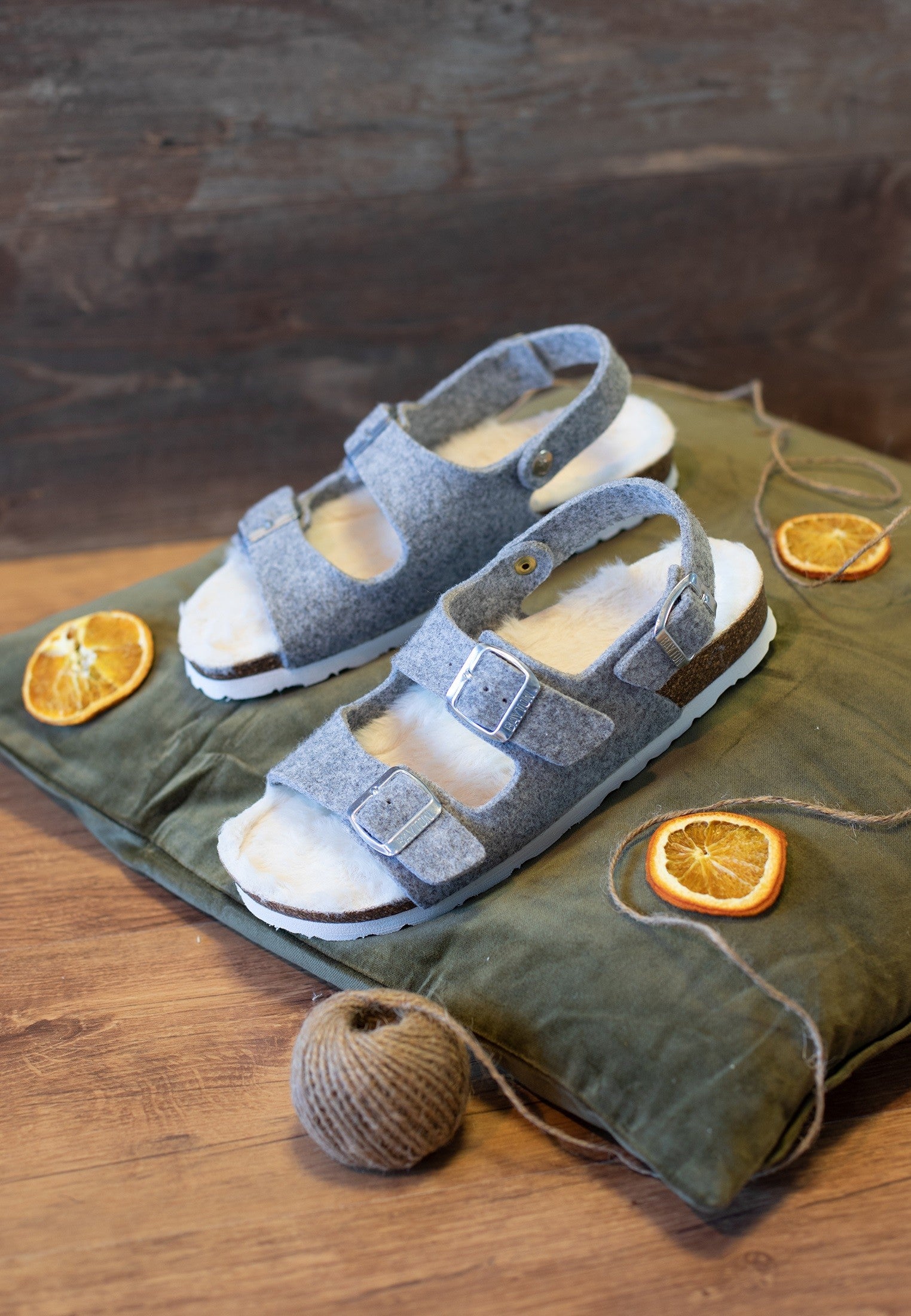 Achille Multistrap Sandals Gray