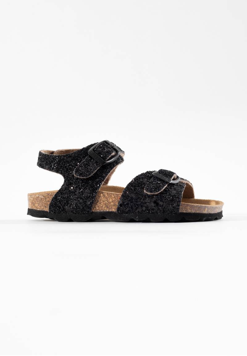 Pegase Black Multi-Strap Sandals