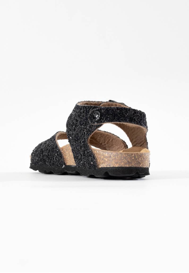 Pegase Black Multi-Strap Sandals