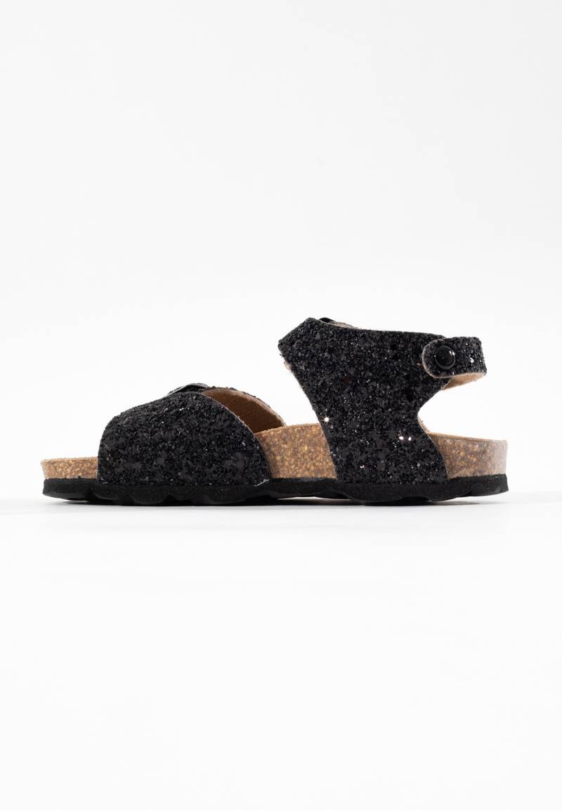 Pegase Black Multi-Strap Sandals