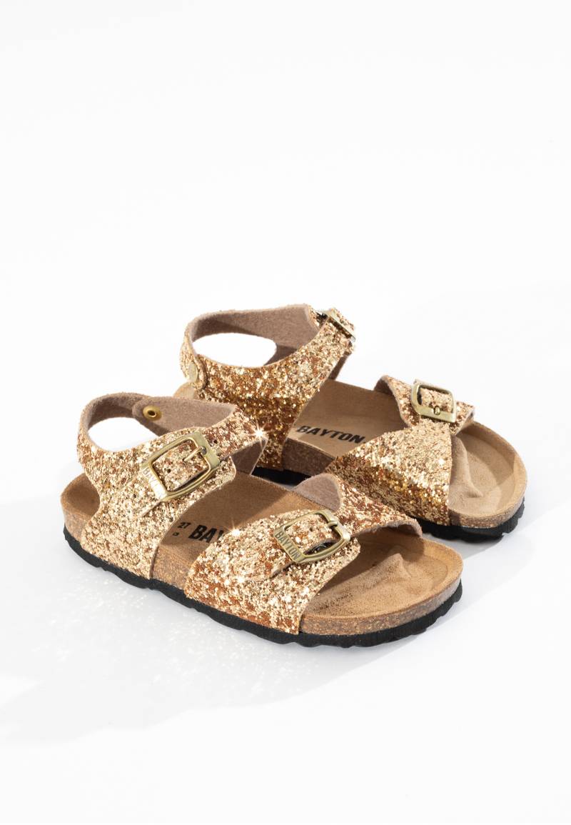 Pegasus Gold Multi-Strap Sandals