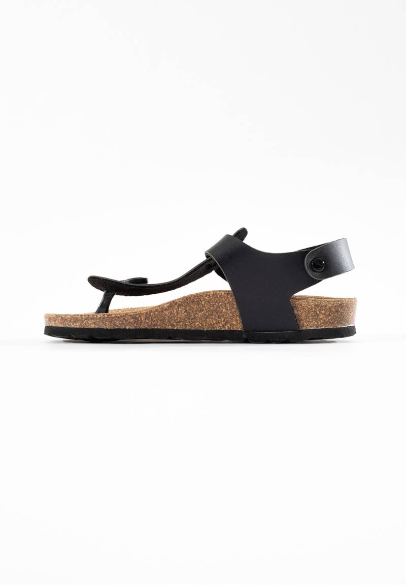 Sandalias Rhea con puntera abierta Negro