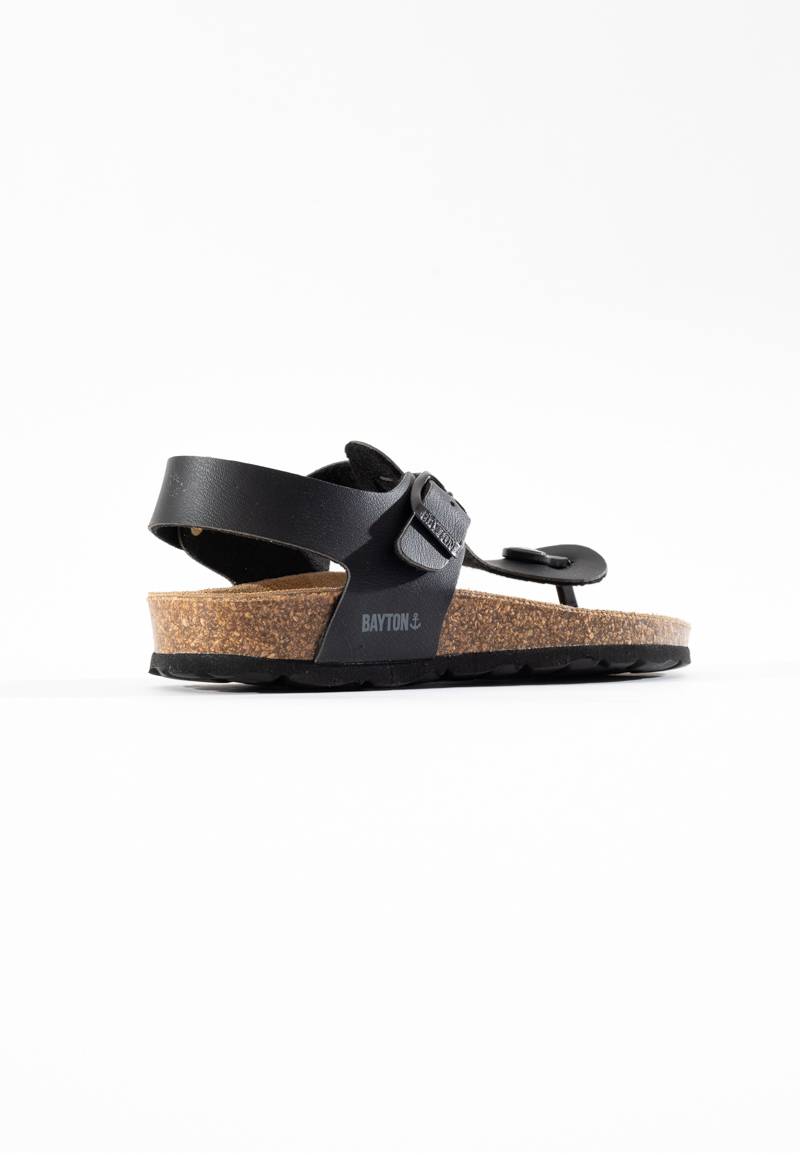 Sandalias Rhea con puntera abierta Negro