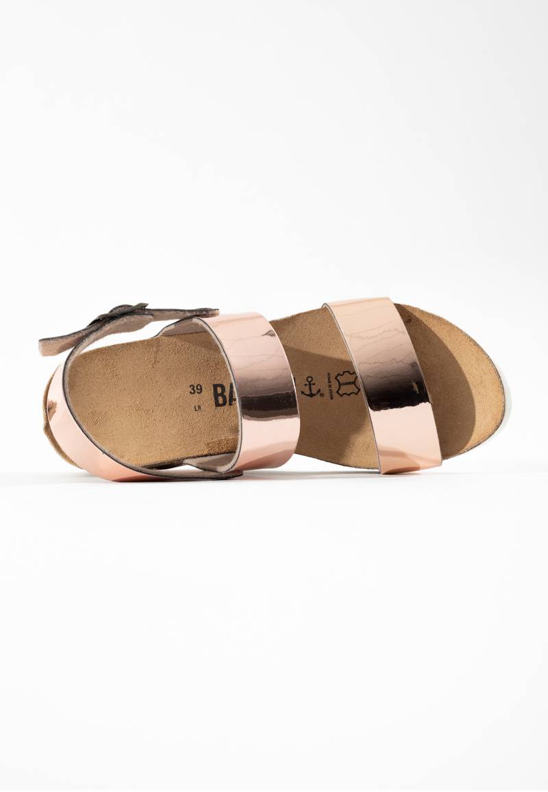 Selene Rose Gold Wedge and Semi-Wedge Sandals