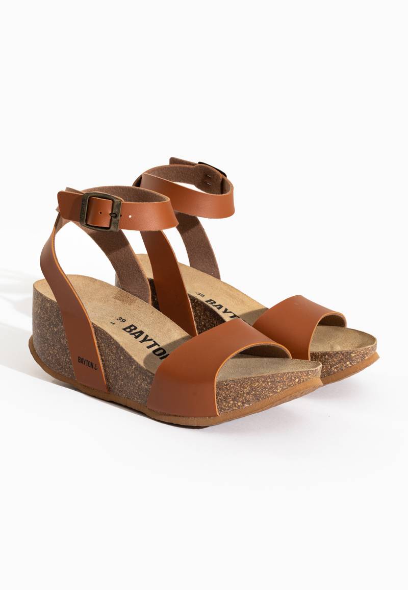 Sol Camel Wedge and Semi-Wedge Sandals