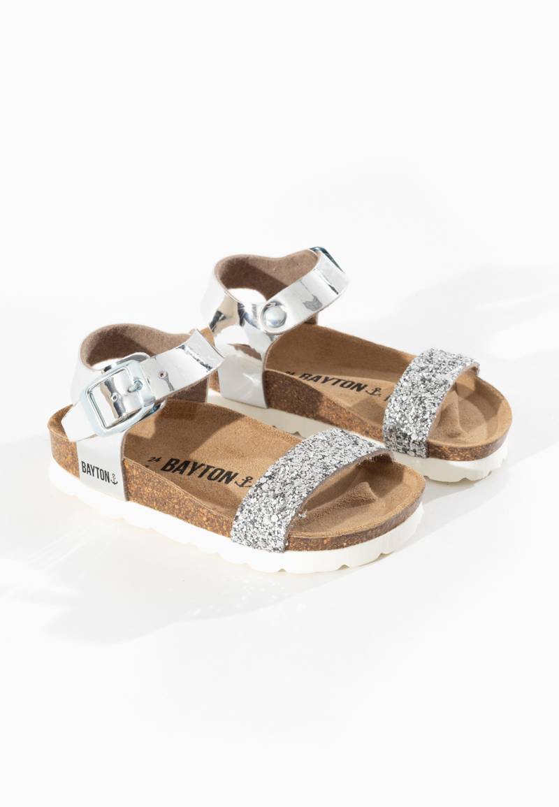 Silver Tyche Multi-Strap Sandals