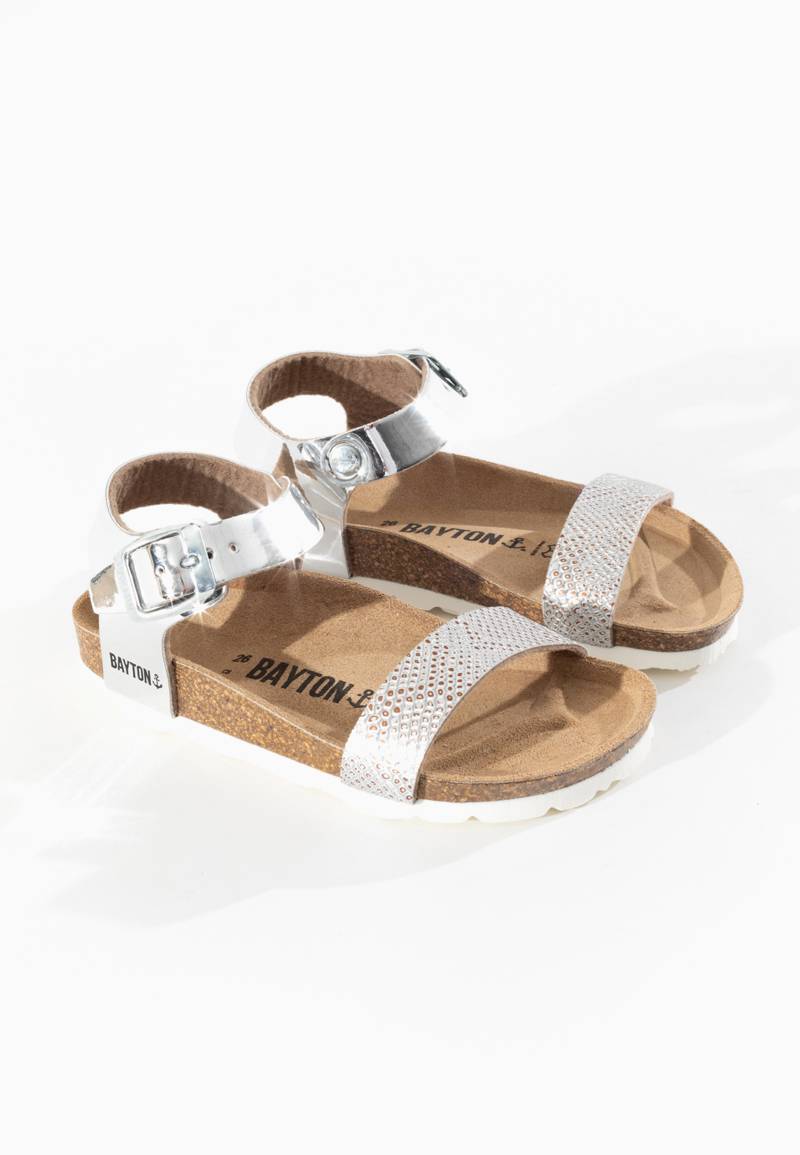 Silver Tyche Multi-Strap Sandals