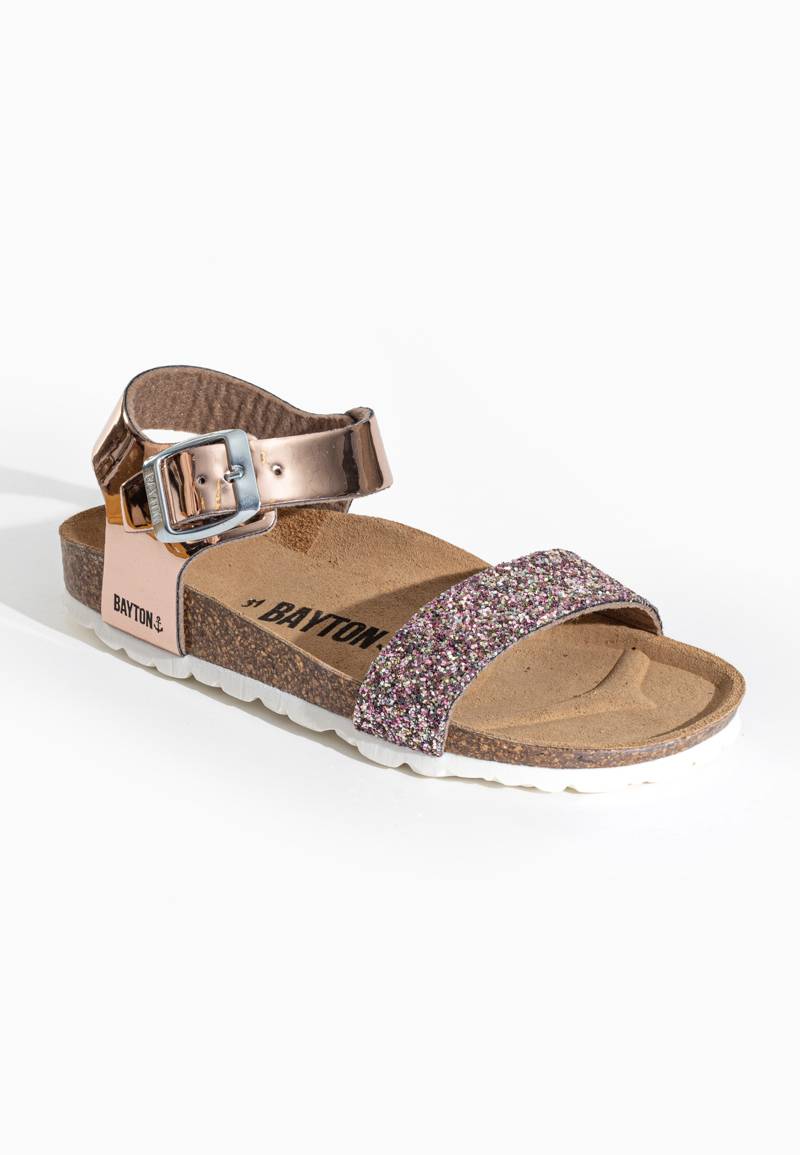 Sandalias Tyche Multitiras Oro Rosa