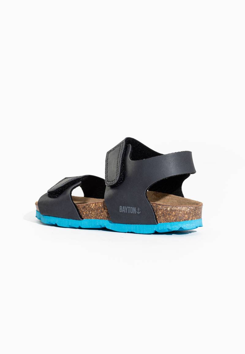 Ulys Dark Grey Multi-Strap Sandals