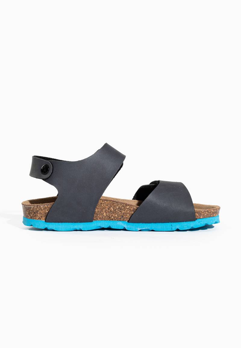 Ulys Dark Grey Multi-Strap Sandals