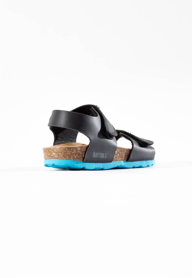 Ulys Black Multi-Strap Sandals