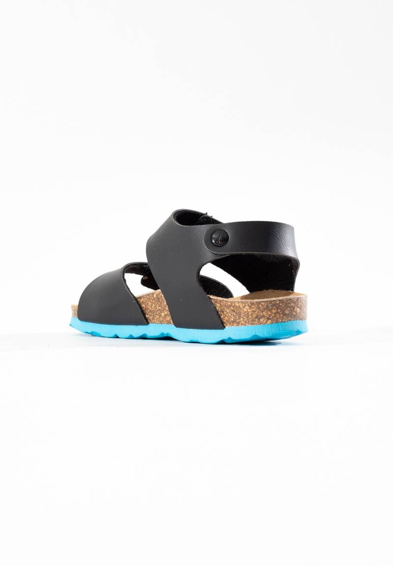 Ulys Black Multi-Strap Sandals