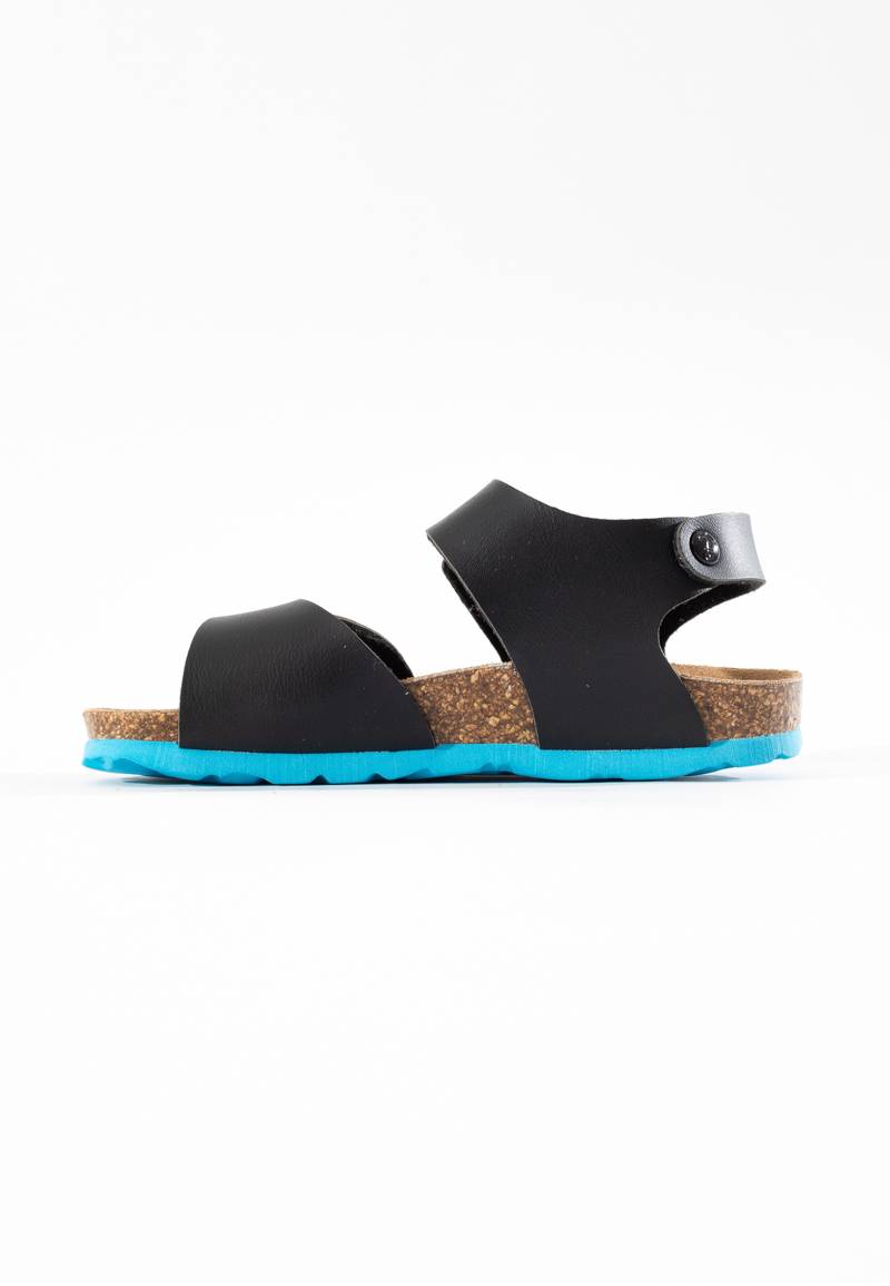 Ulys Black Multi-Strap Sandals