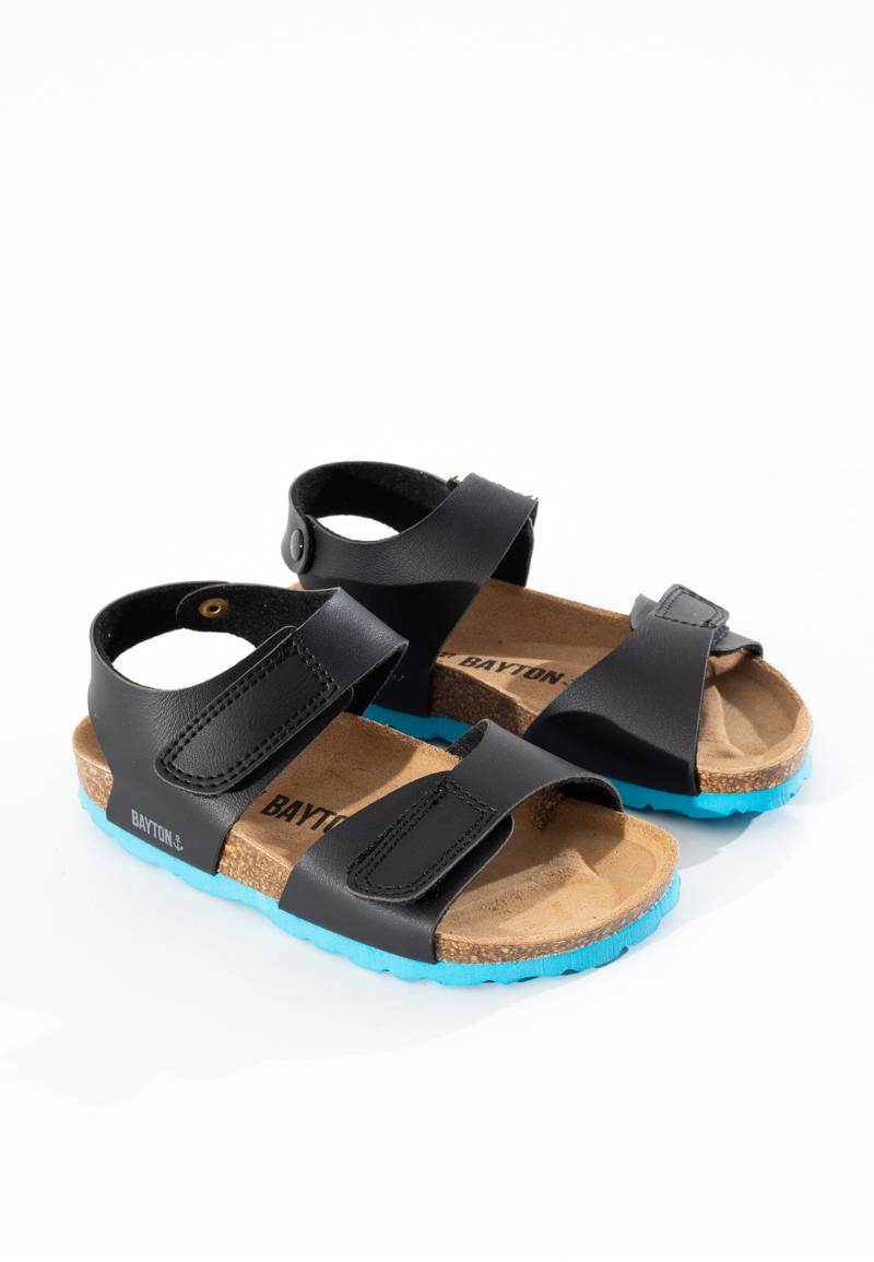 Ulys Black Multi-Strap Sandals