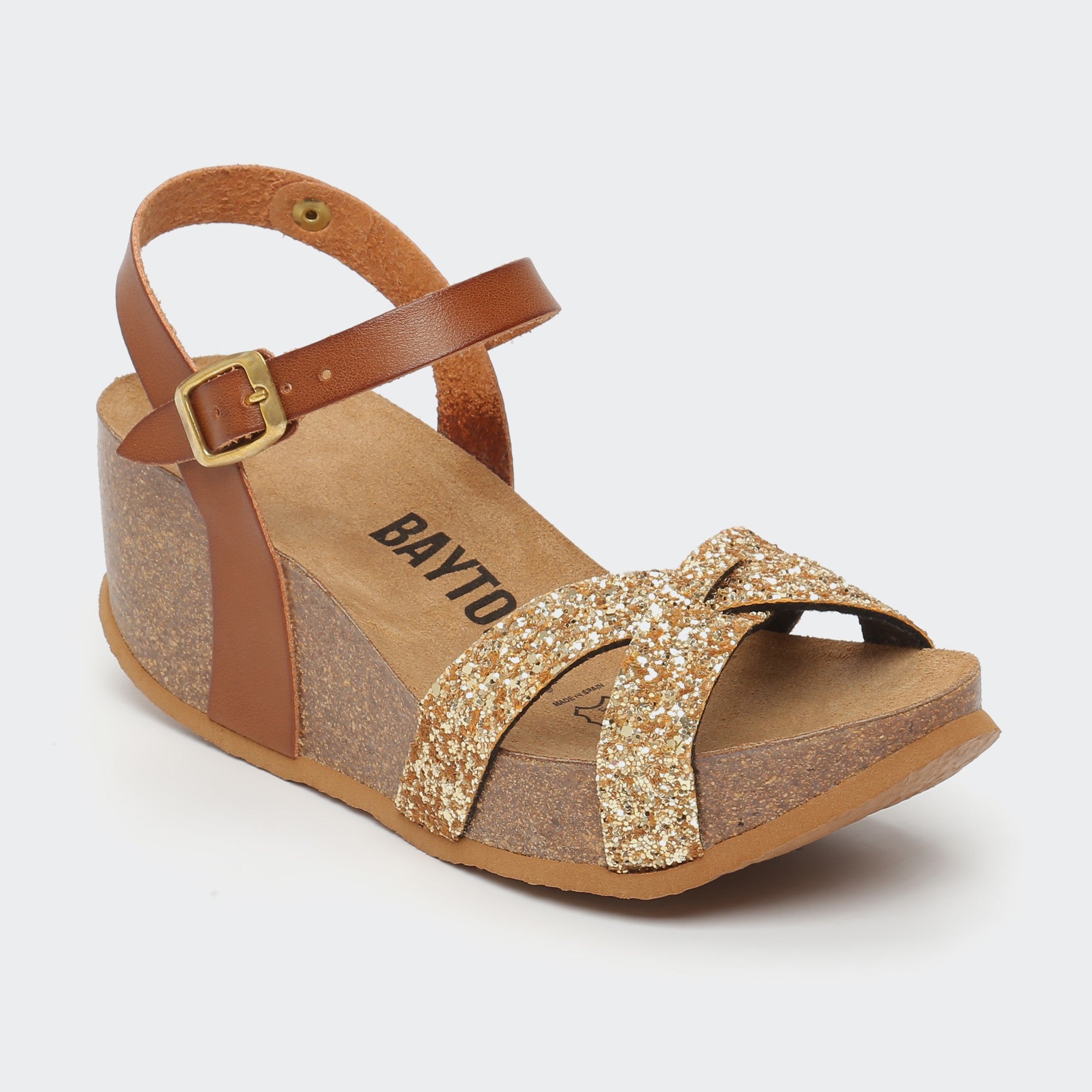 Venus Camel Wedge and Semi-Wedge Sandals