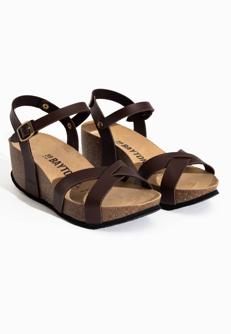 Venus Brown Wedge and Semi-Wedge Sandals