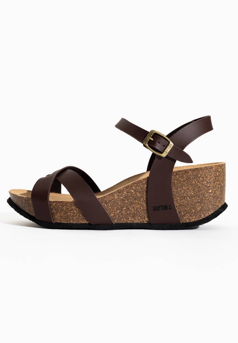 Venus Brown Wedge and Semi-Wedge Sandals