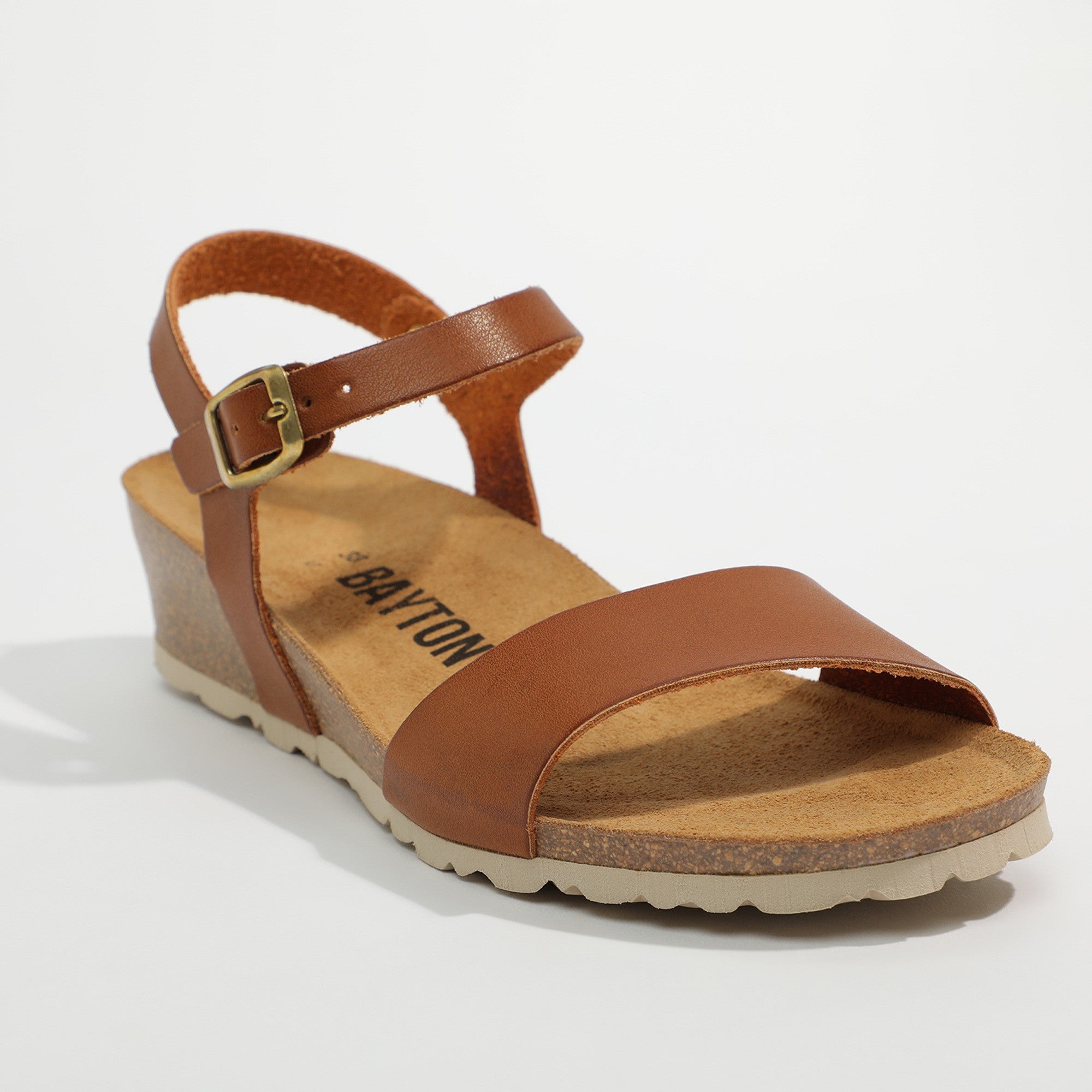 Wodonga Tan Wedge and Semi-Wedge Sandals