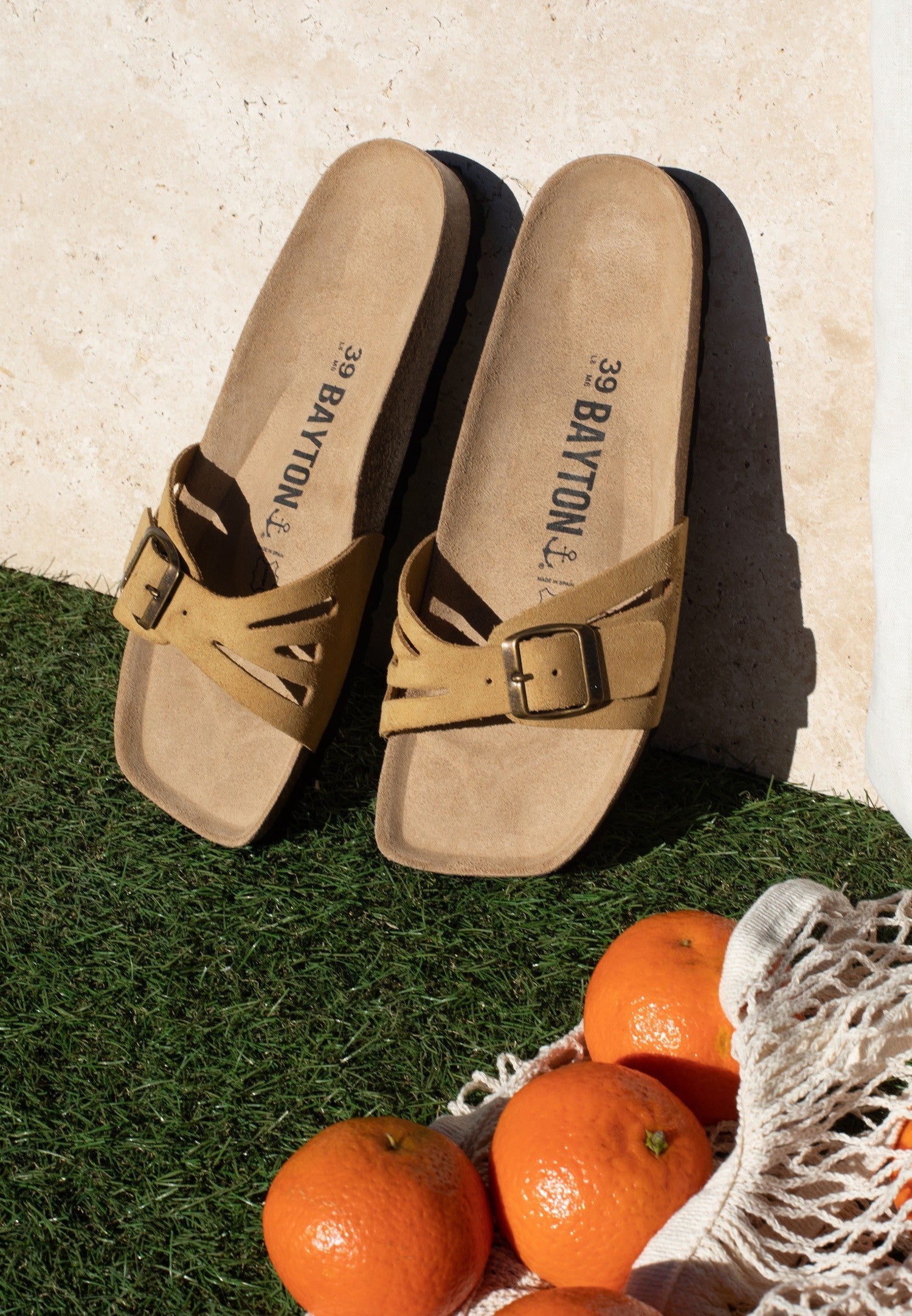 Sandalias Athena Camel