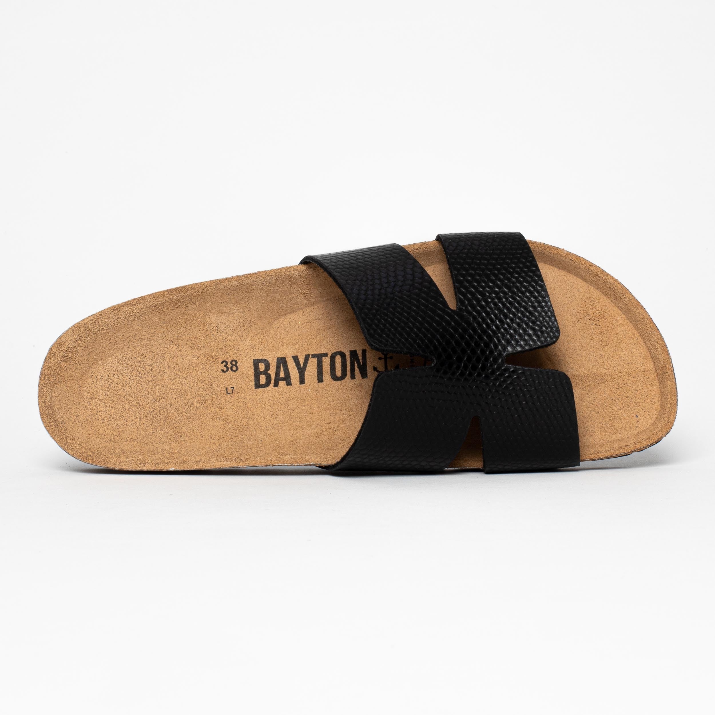 Djone 1 Strap Sandals Black