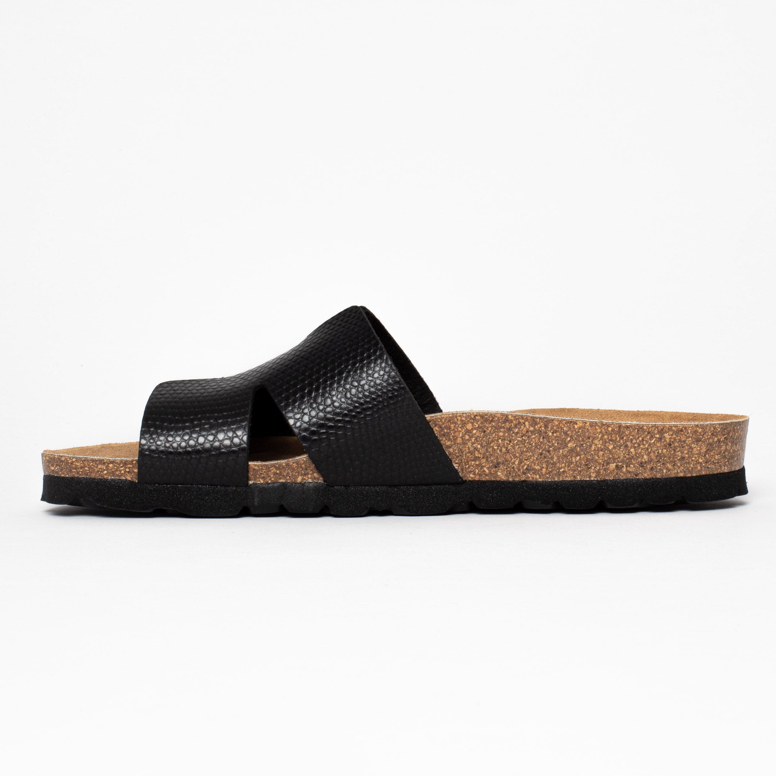 Djone 1 Strap Sandals Black