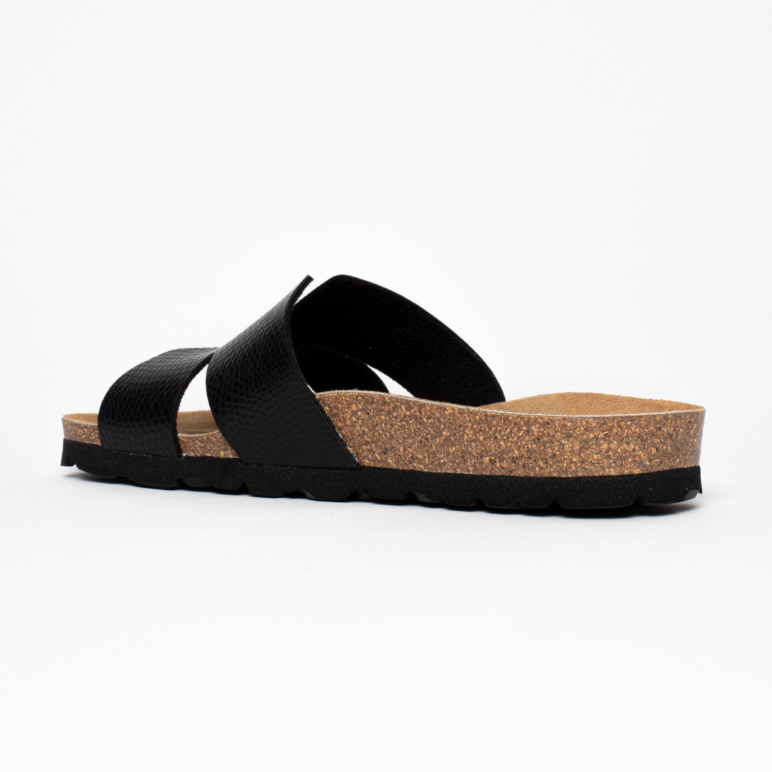 Djone 1 Strap Sandals Black