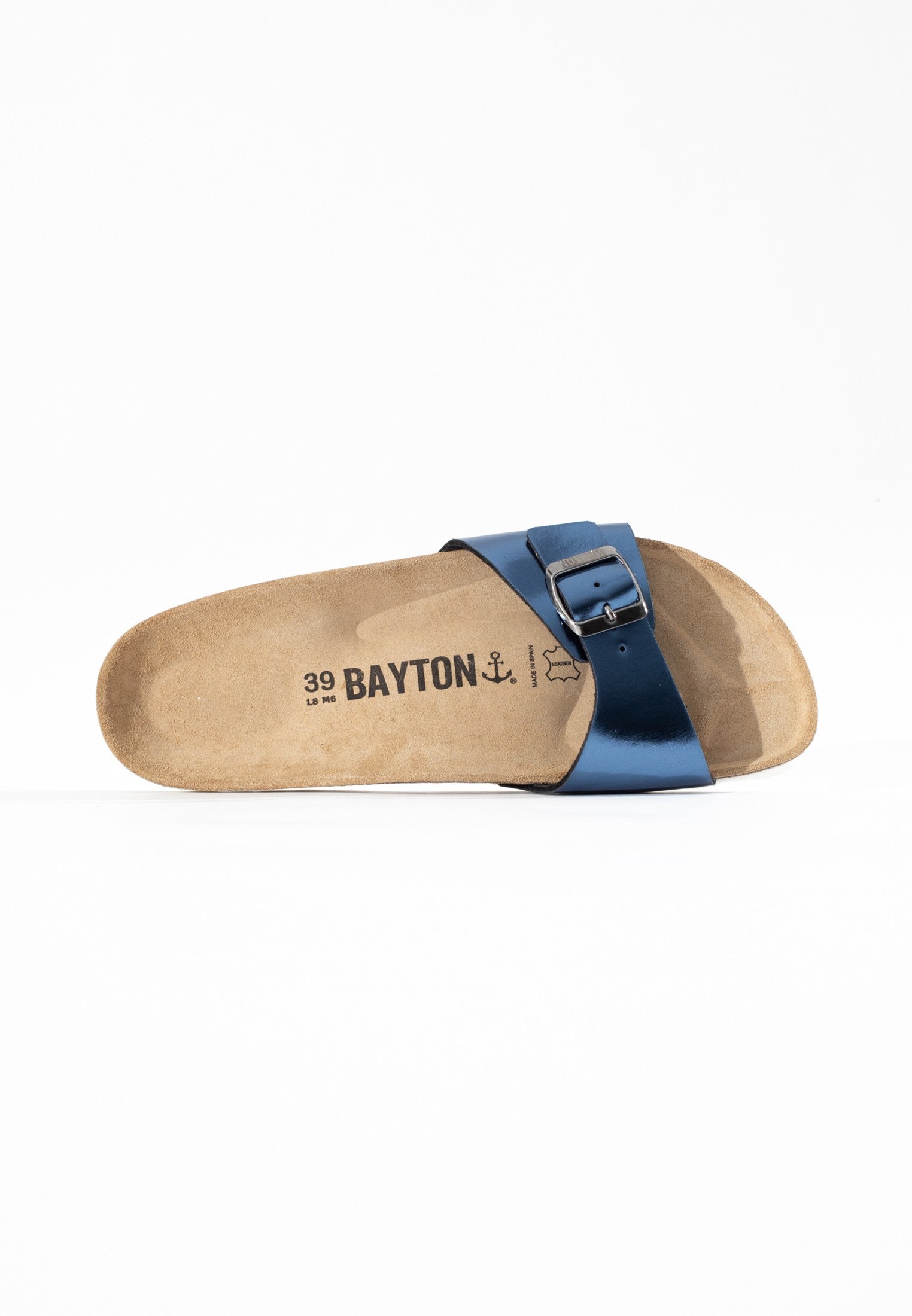 Zephyr Navy Blue 1 Strap Sandals