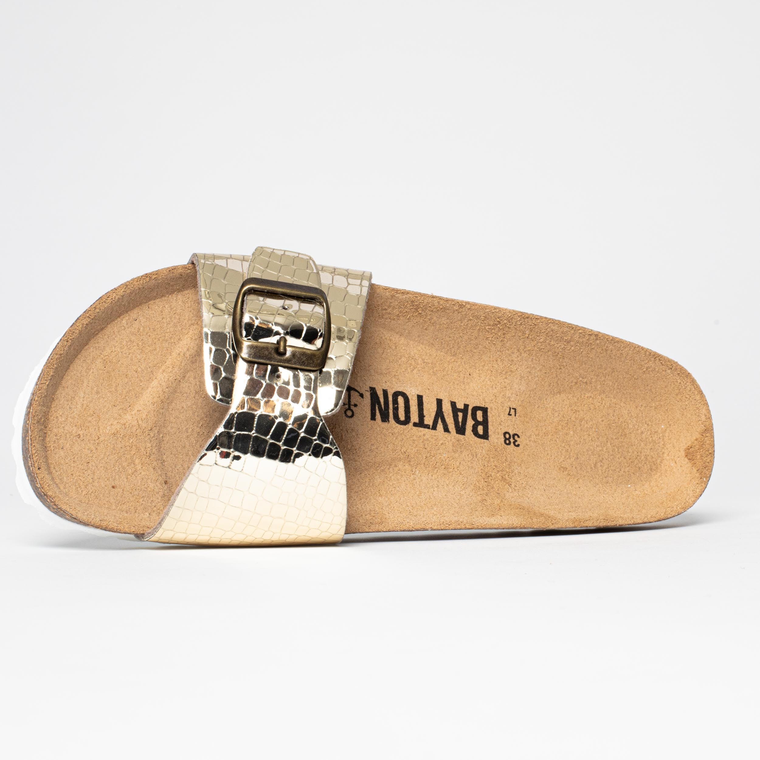 1 Strap Toronto Platinum Sandals