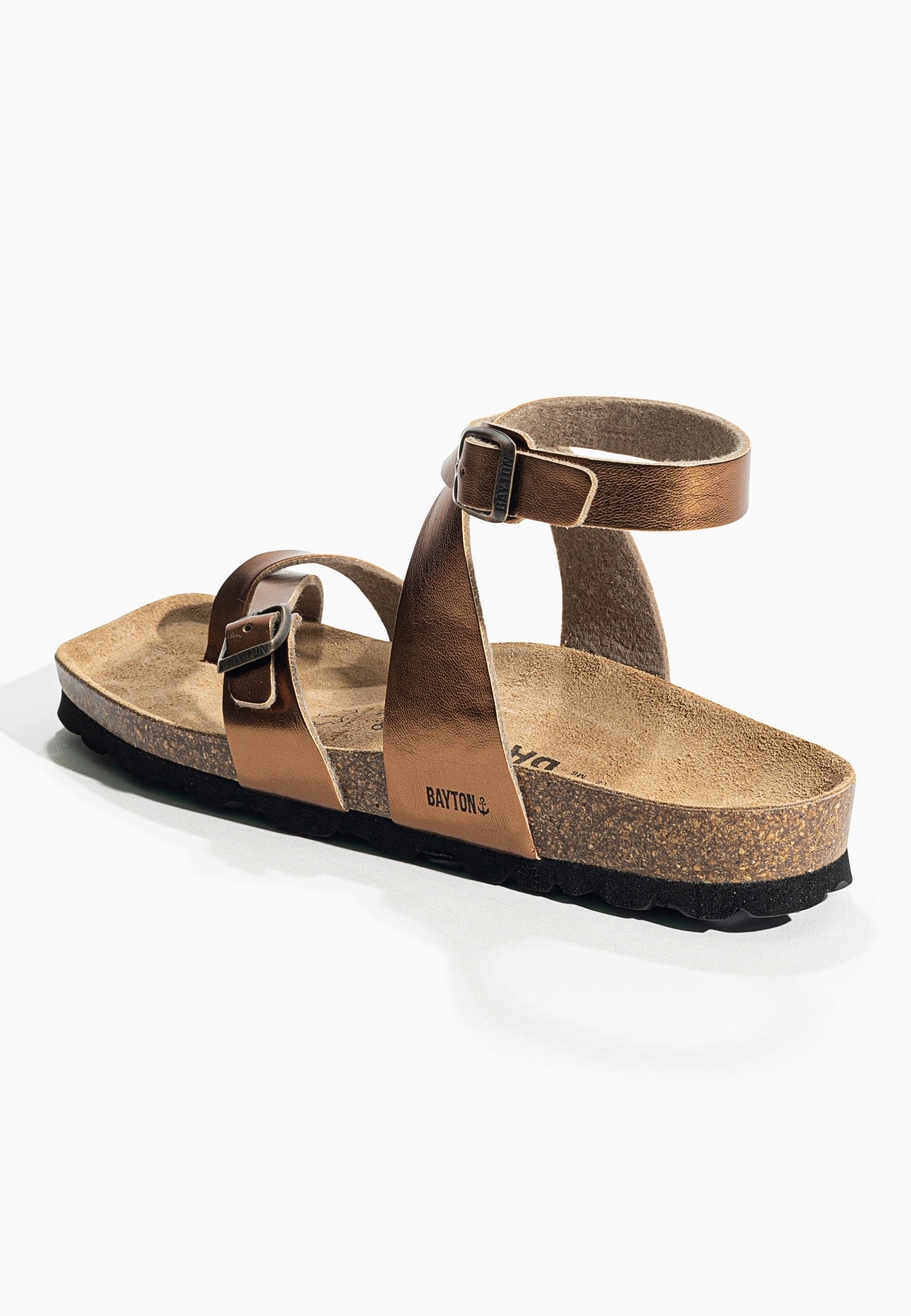 Swan Bronze Toe Post Sandals