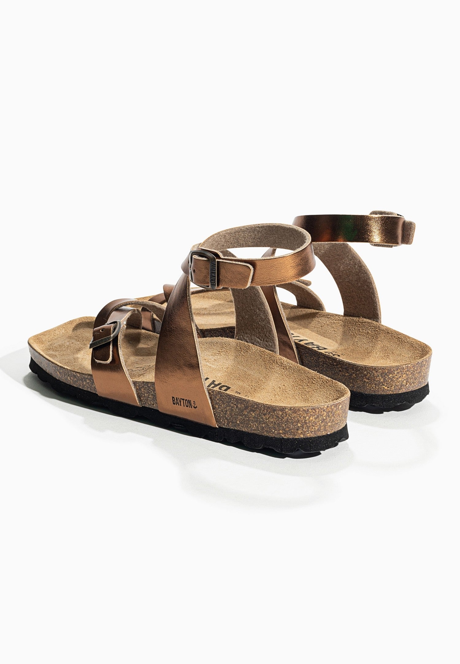 Swan Bronze Toe Post Sandals