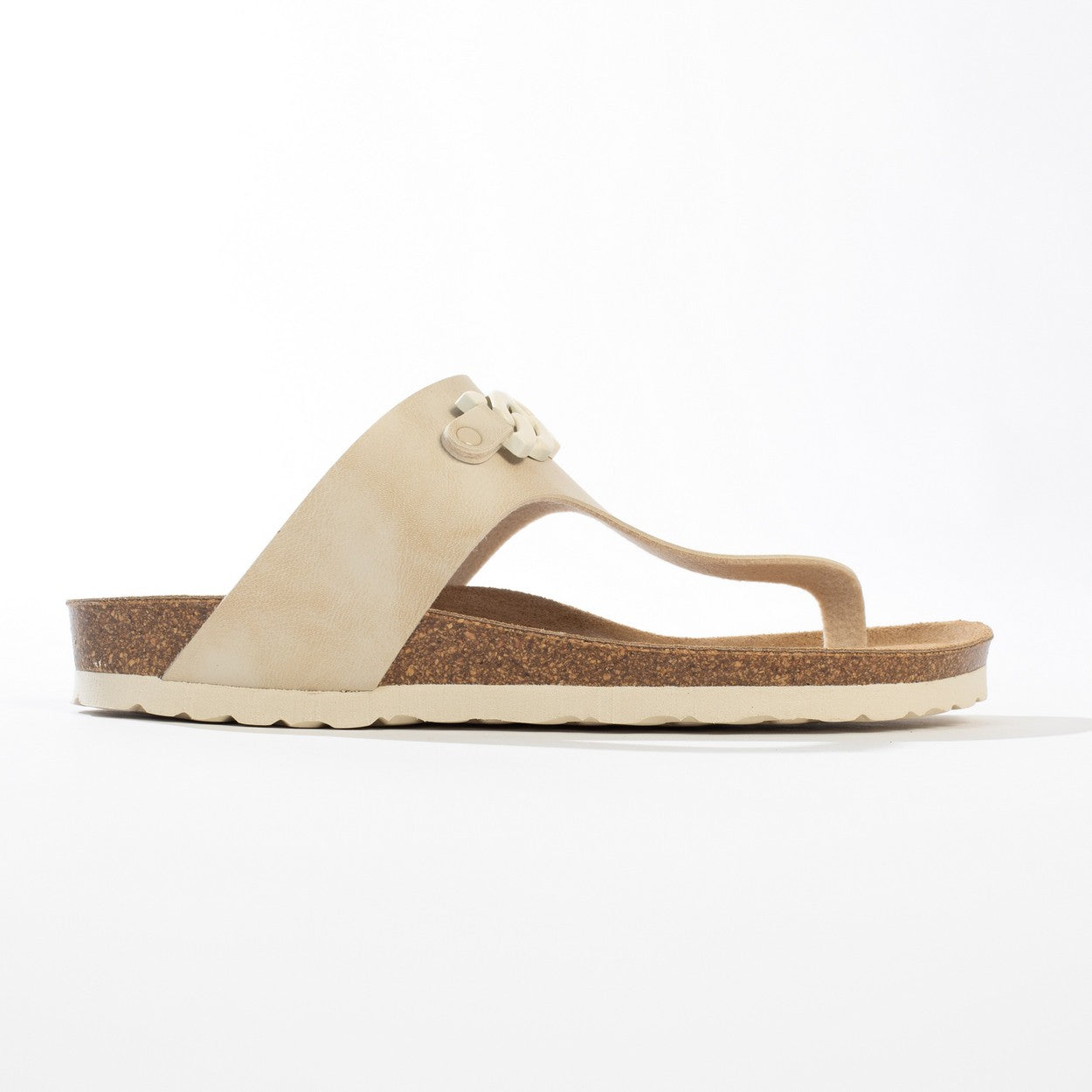 Picola Bronze Toe-Thong Sandals