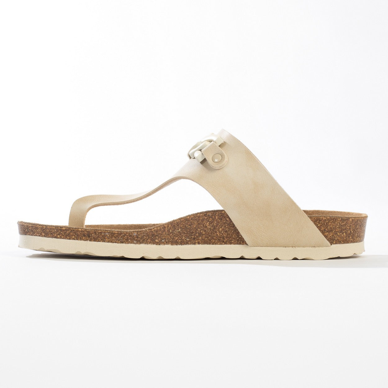 Sandalias con puntera en bronce Picola