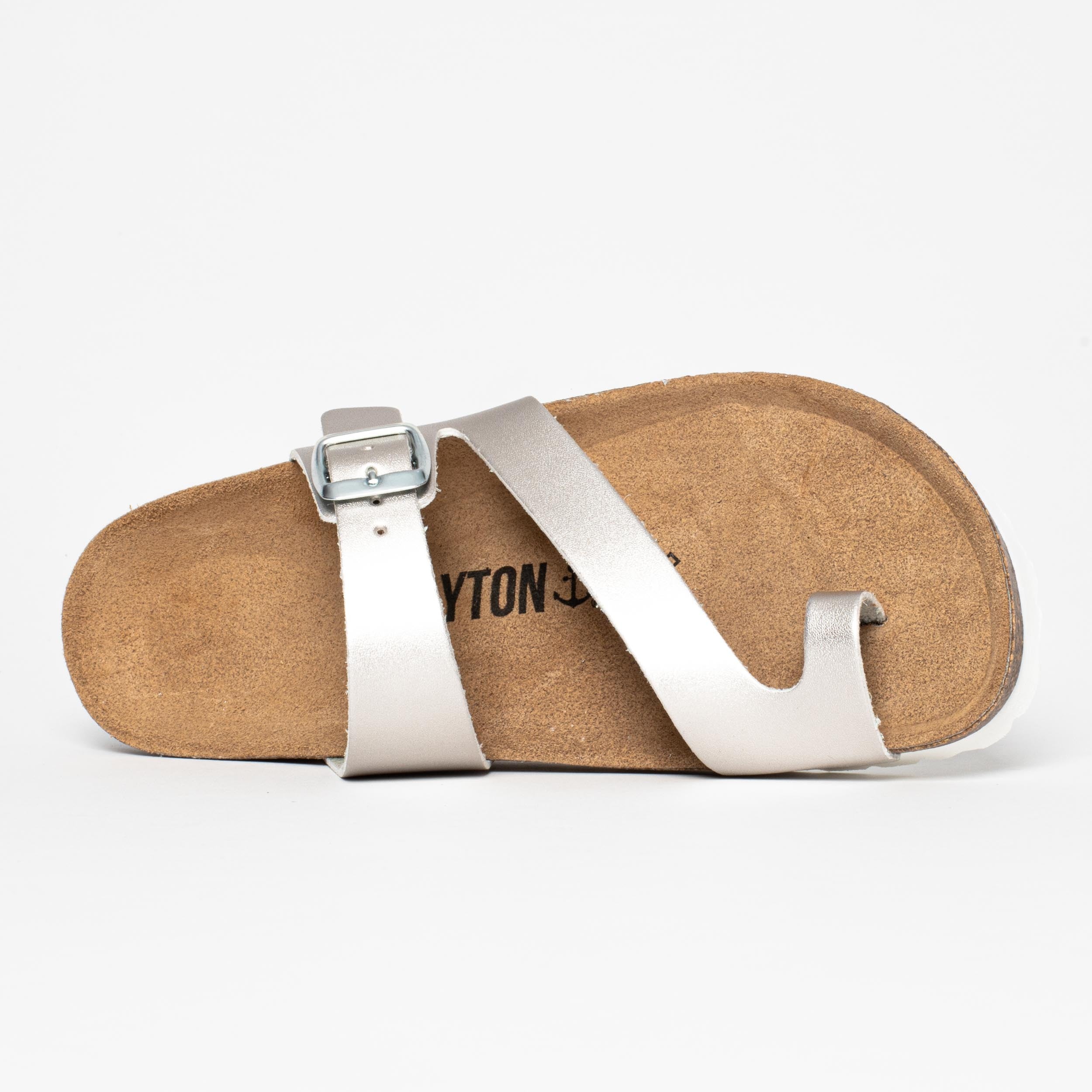 Silver Biscay Toe-Thong Sandals