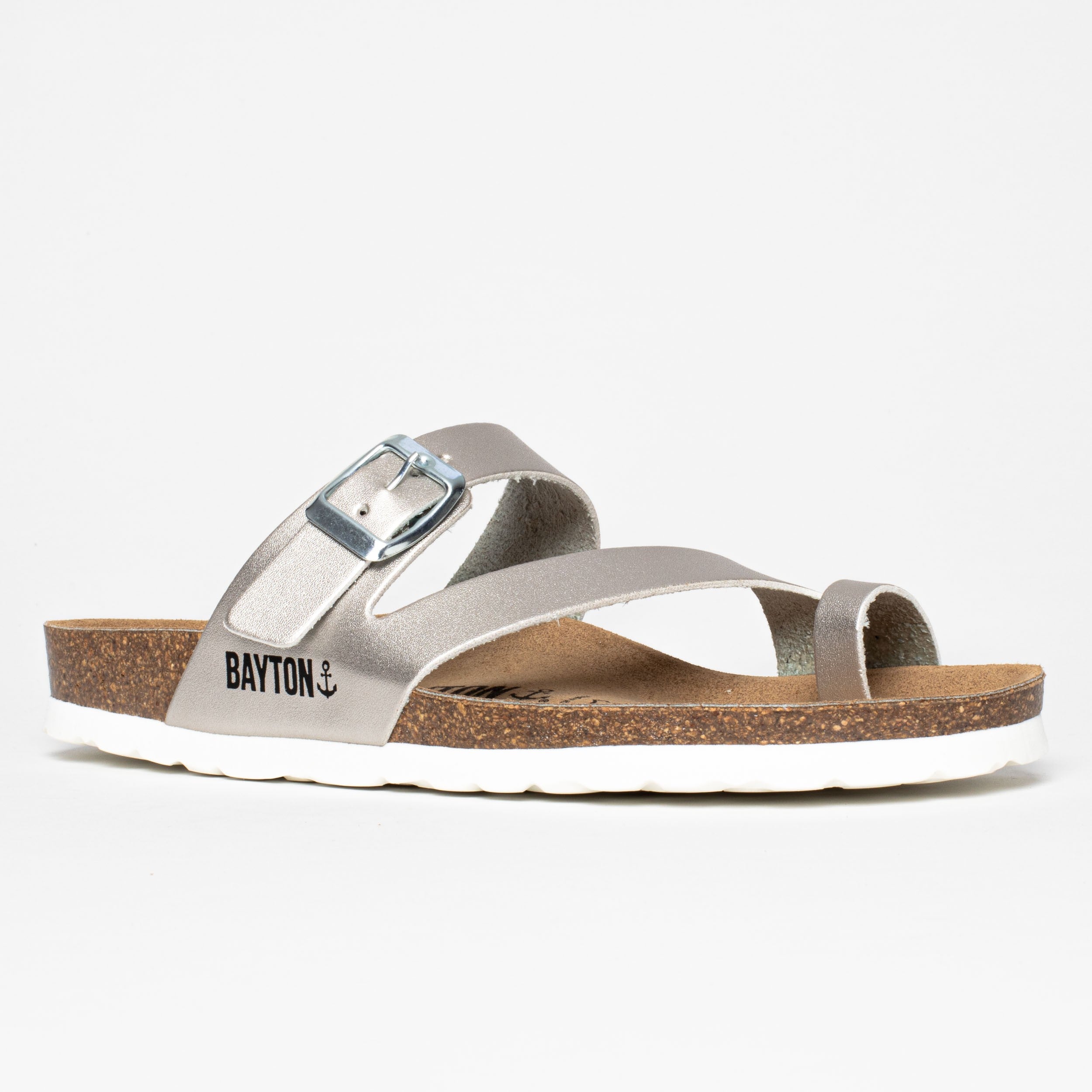 Silver Biscay Toe-Thong Sandals