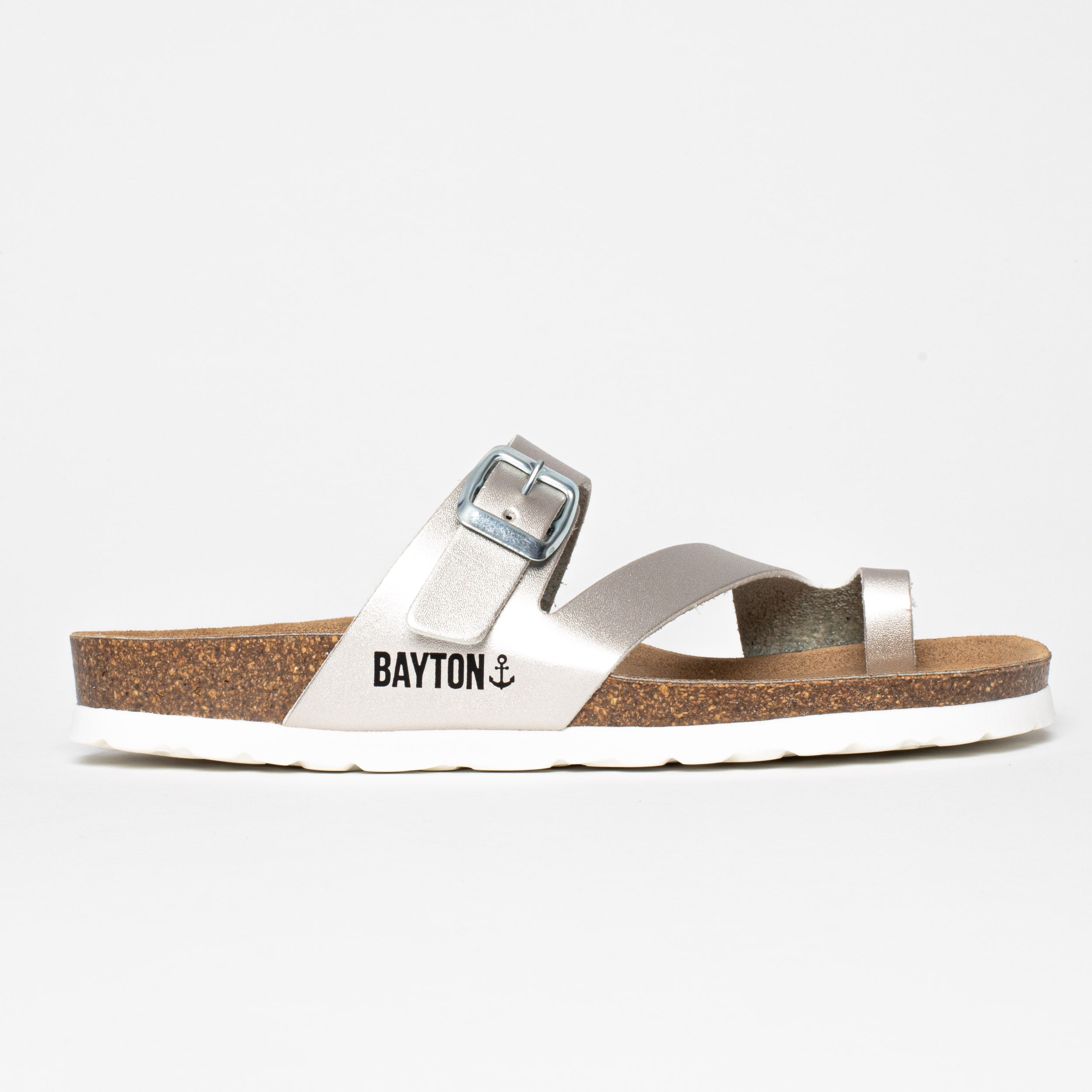 Silver Biscay Toe-Thong Sandals