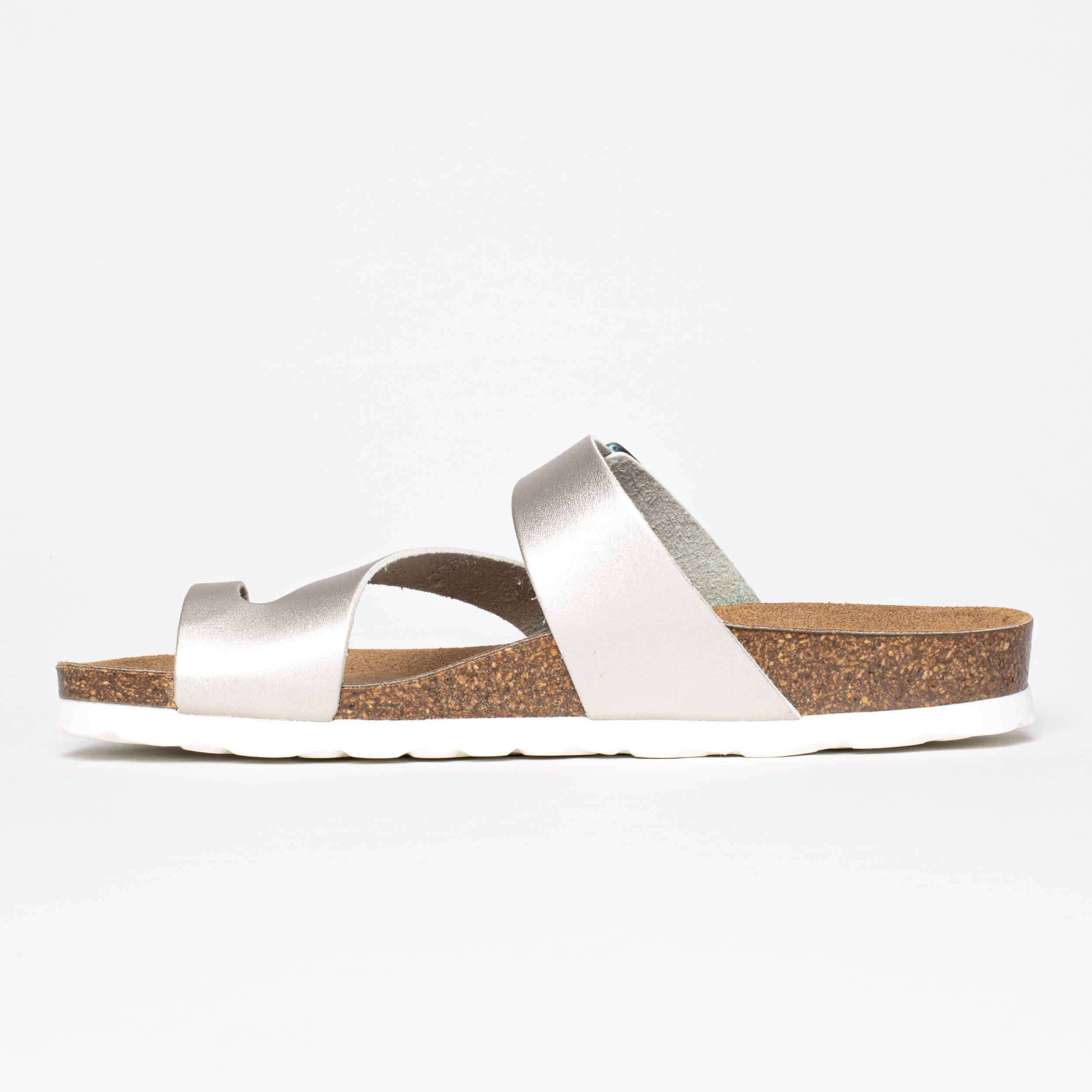 Silver Biscay Toe-Thong Sandals