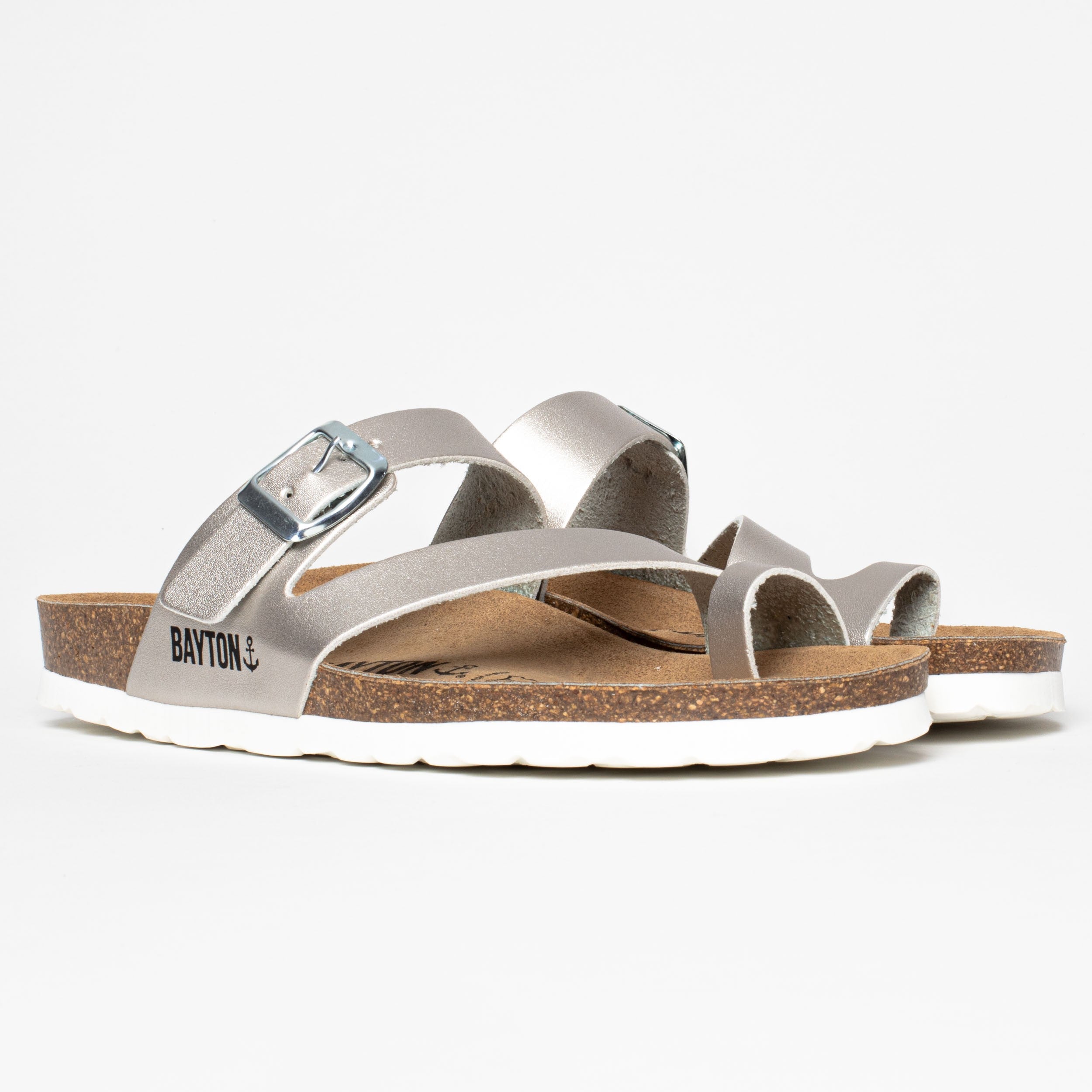 Silver Biscay Toe-Thong Sandals