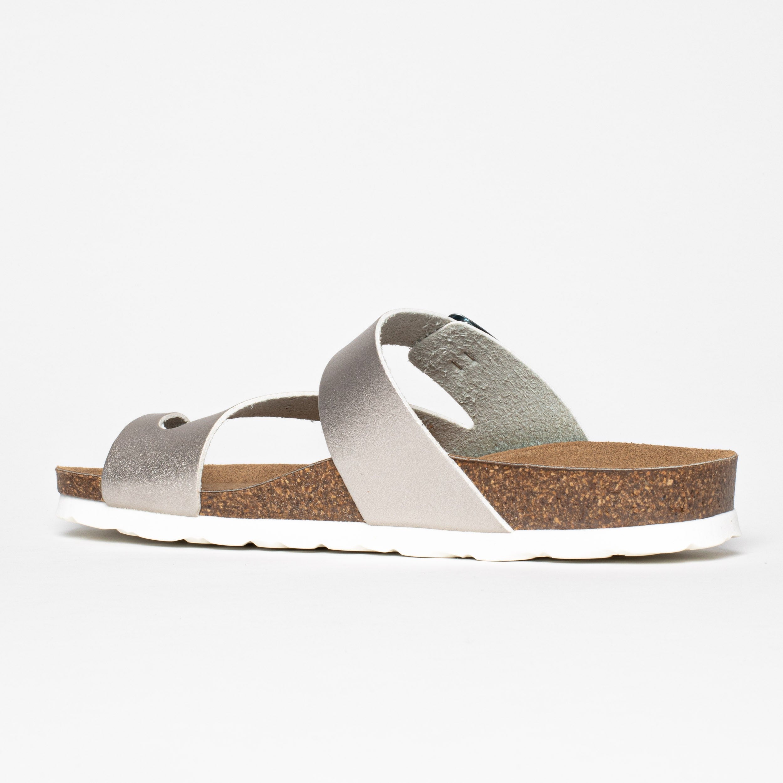 Silver Biscay Toe-Thong Sandals