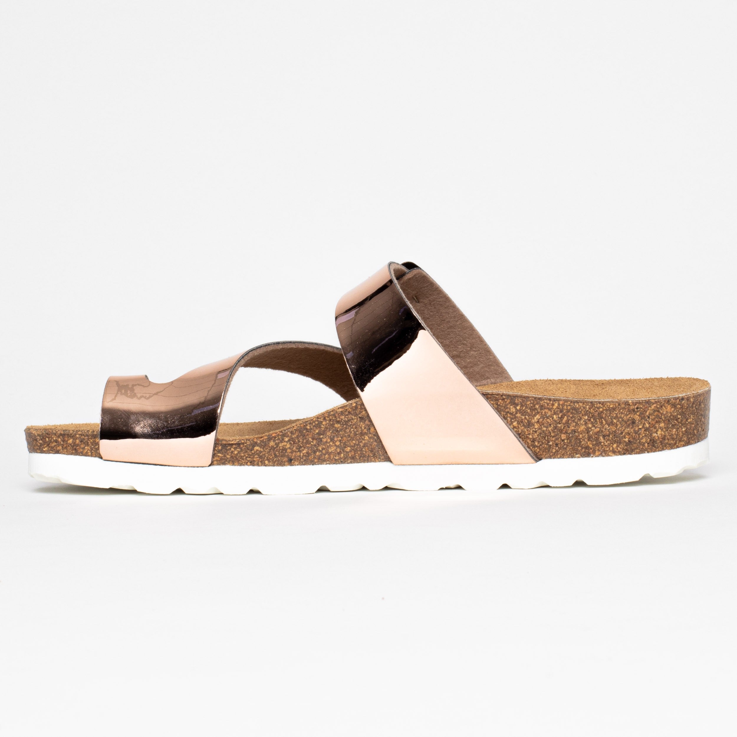 Biscay Rose Gold Open Toe Sandals