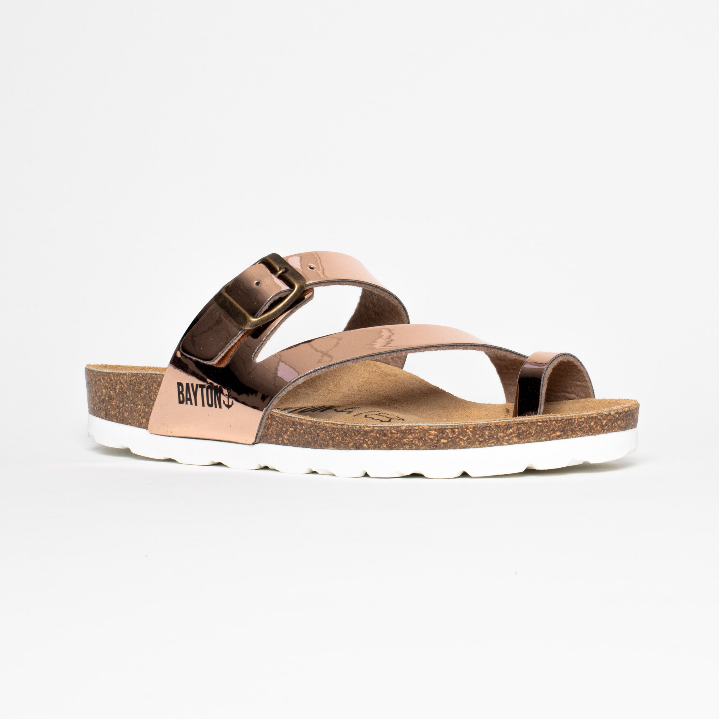 Biscay Rose Gold Open Toe Sandals