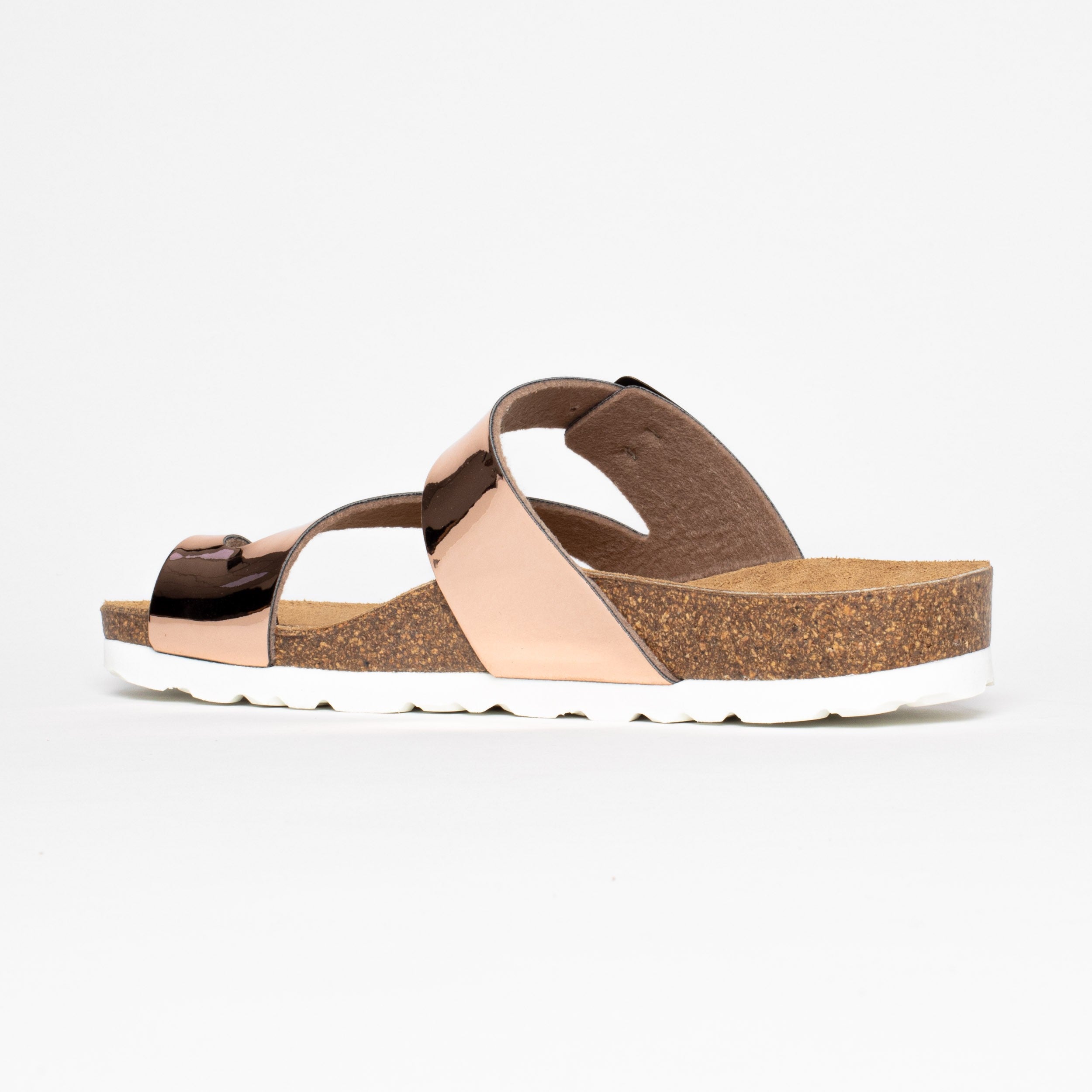 Biscay Rose Gold Open Toe Sandals