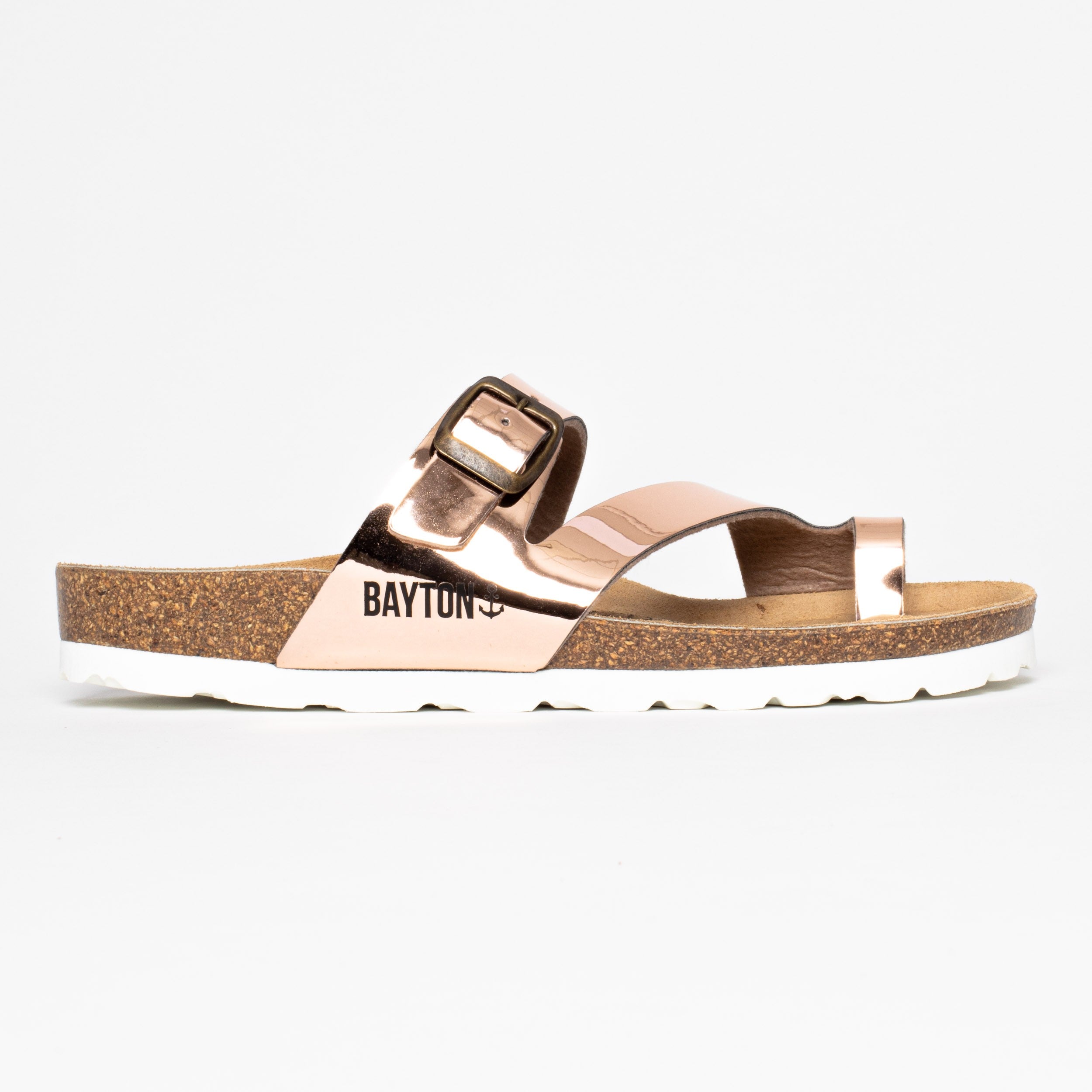 Biscay Rose Gold Open Toe Sandals