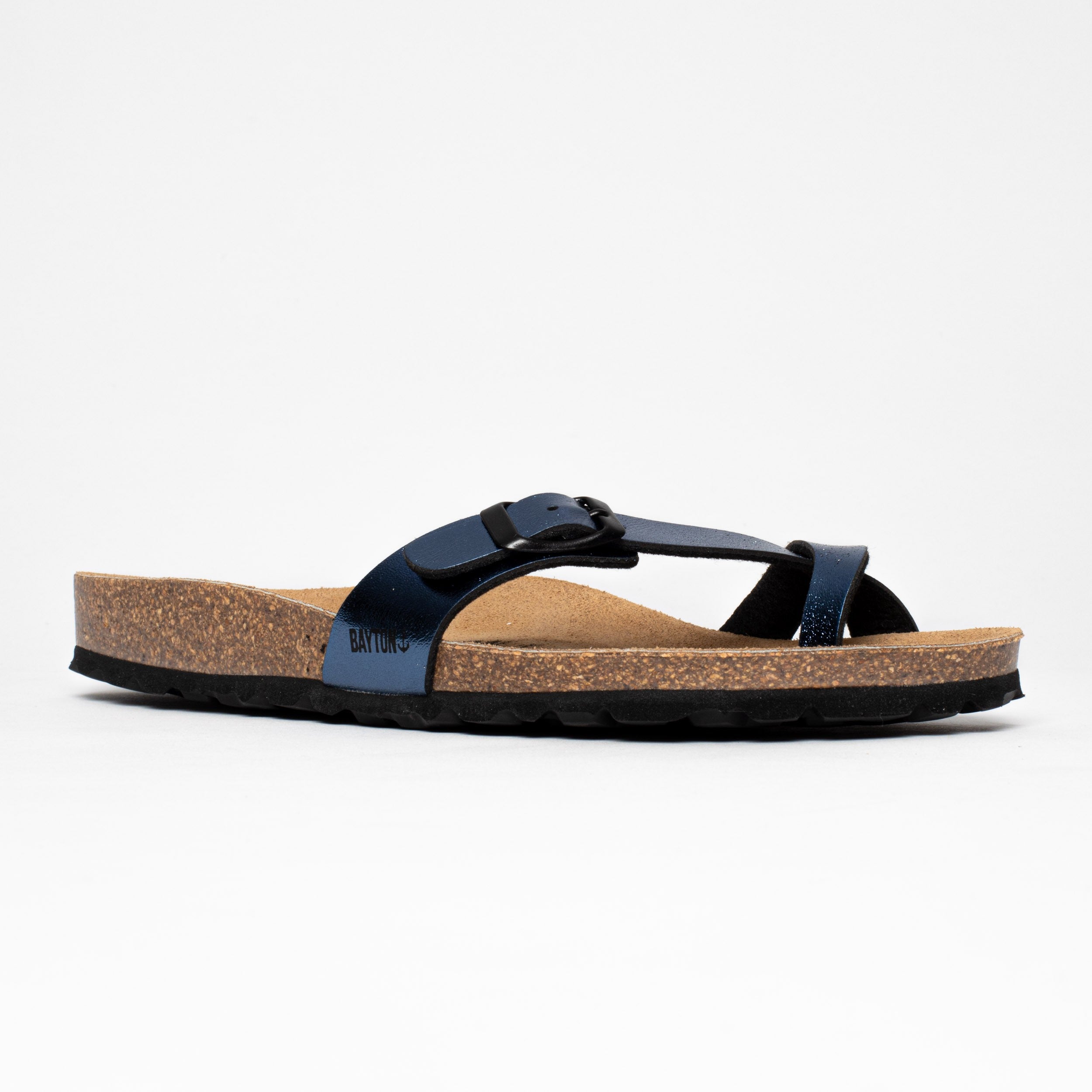 Lugo Denim Toe-Strap Sandals