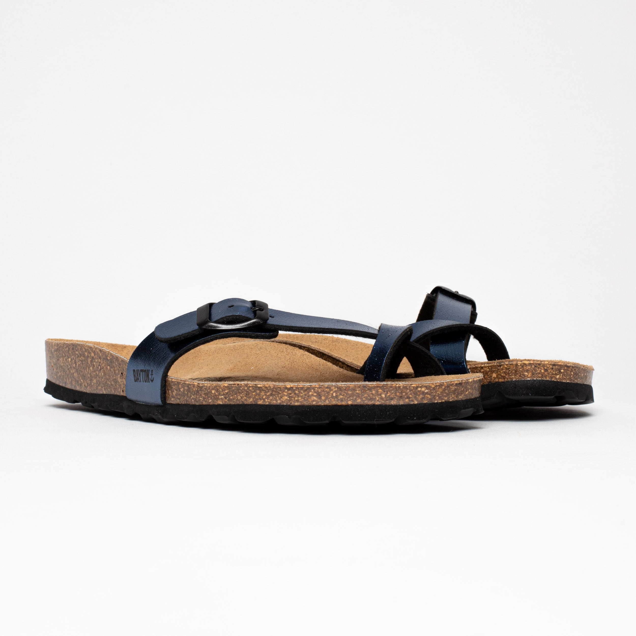 Lugo Denim Toe-Strap Sandals