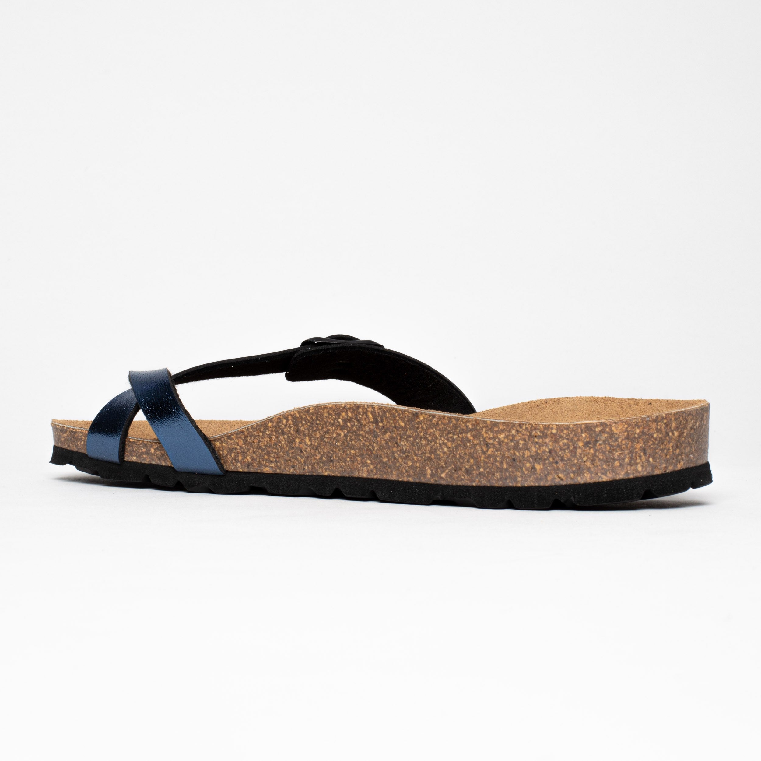 Lugo Denim Toe-Strap Sandals