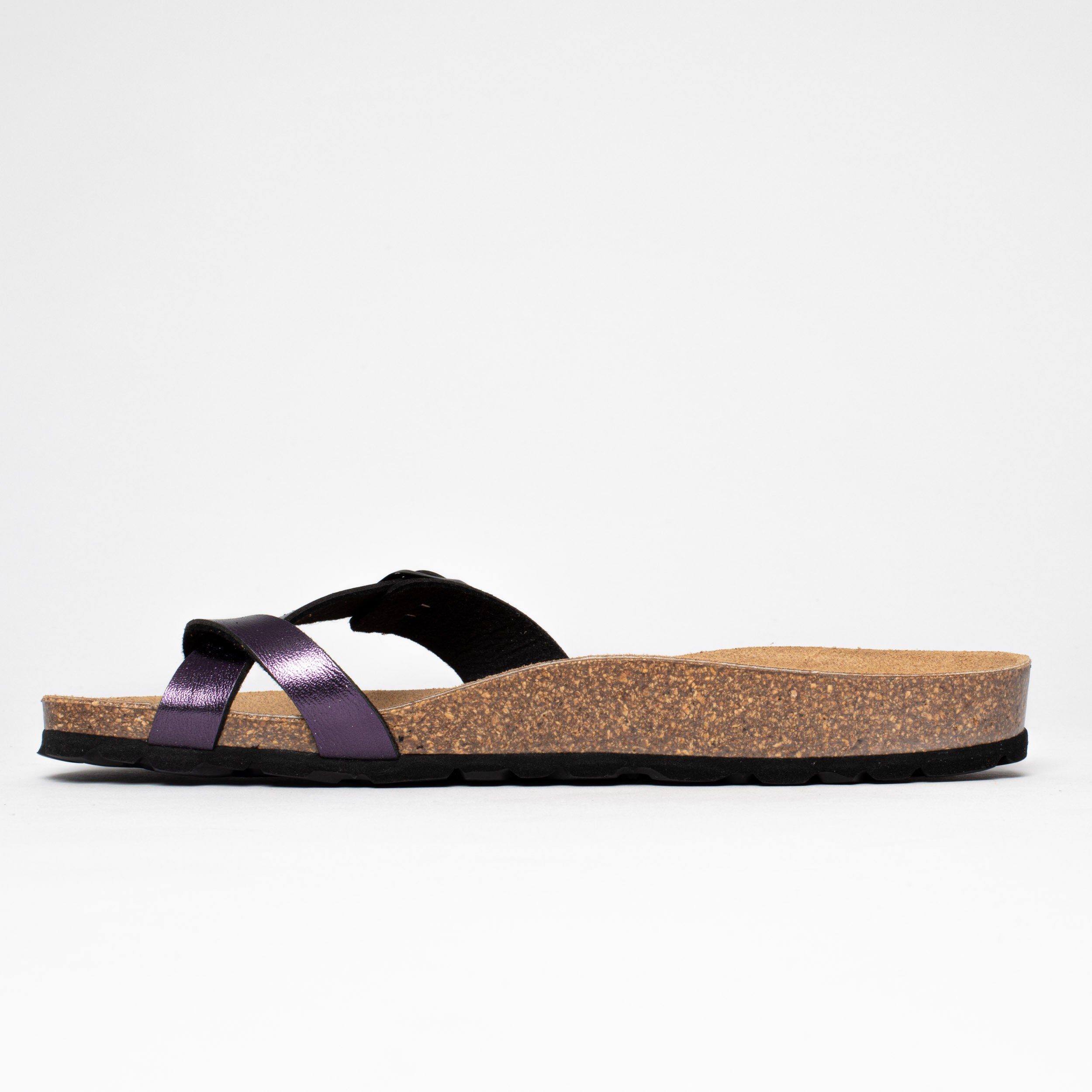 Junon Purple Open Toe Sandals