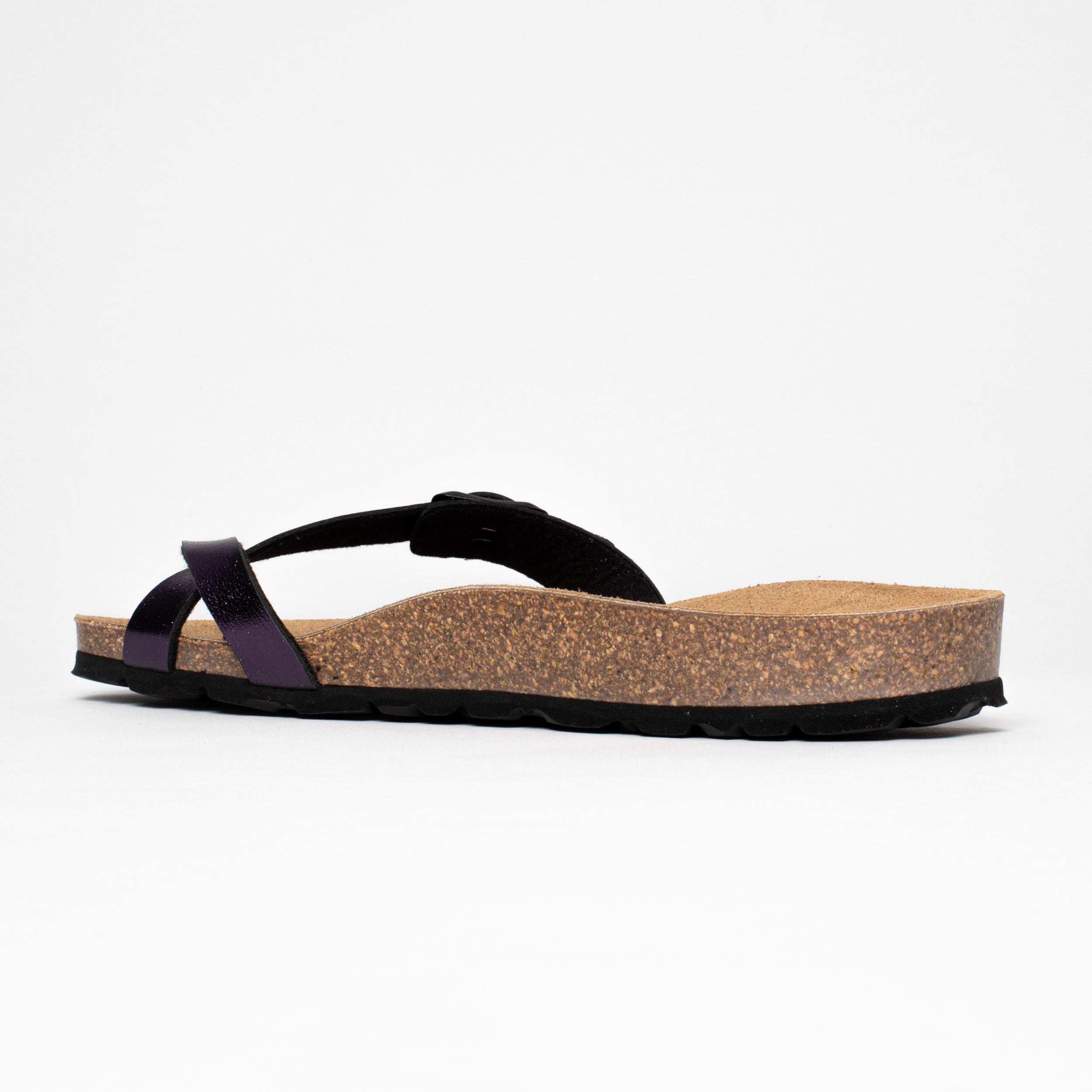 Junon Purple Open Toe Sandals