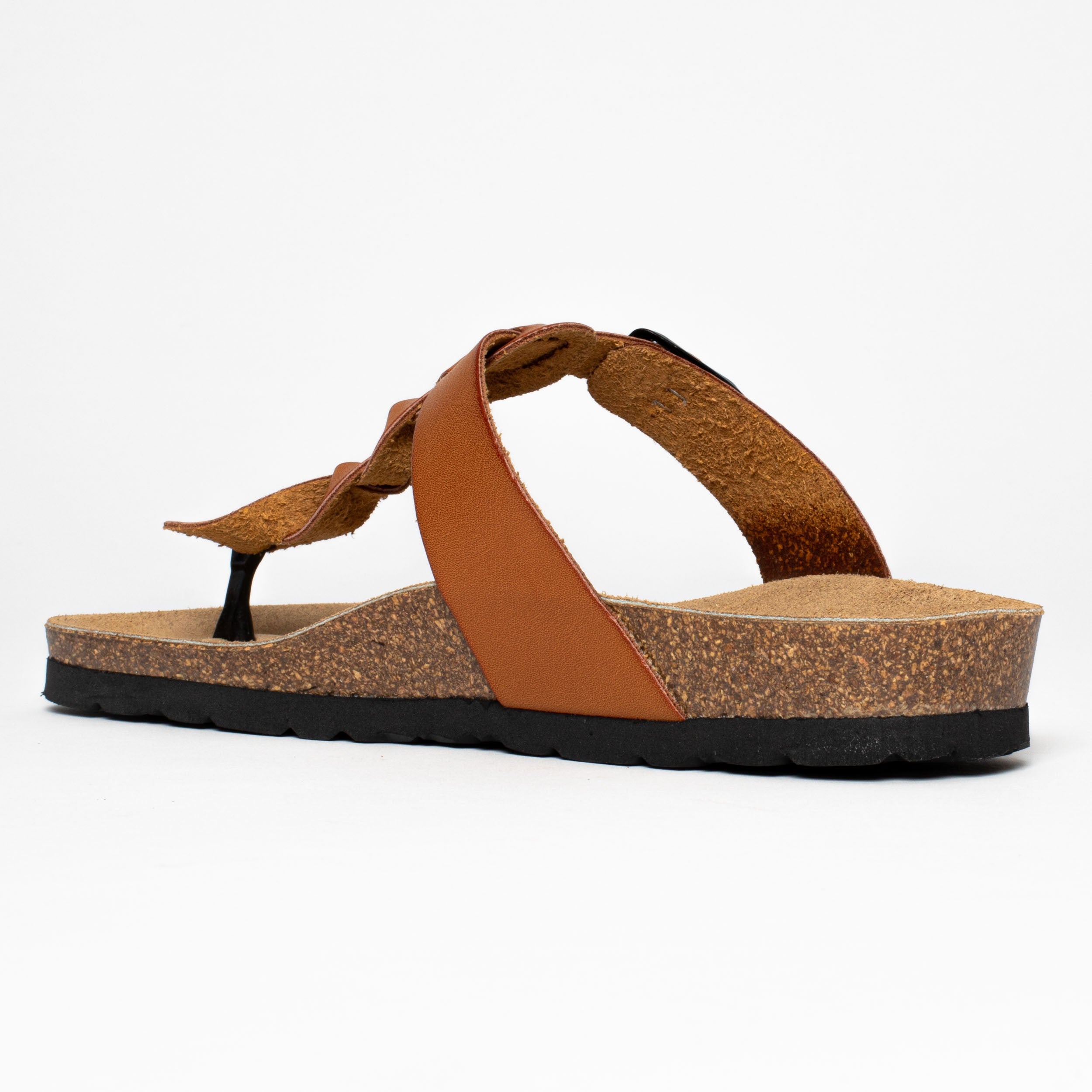 Huelva Tan Toe Post Sandals