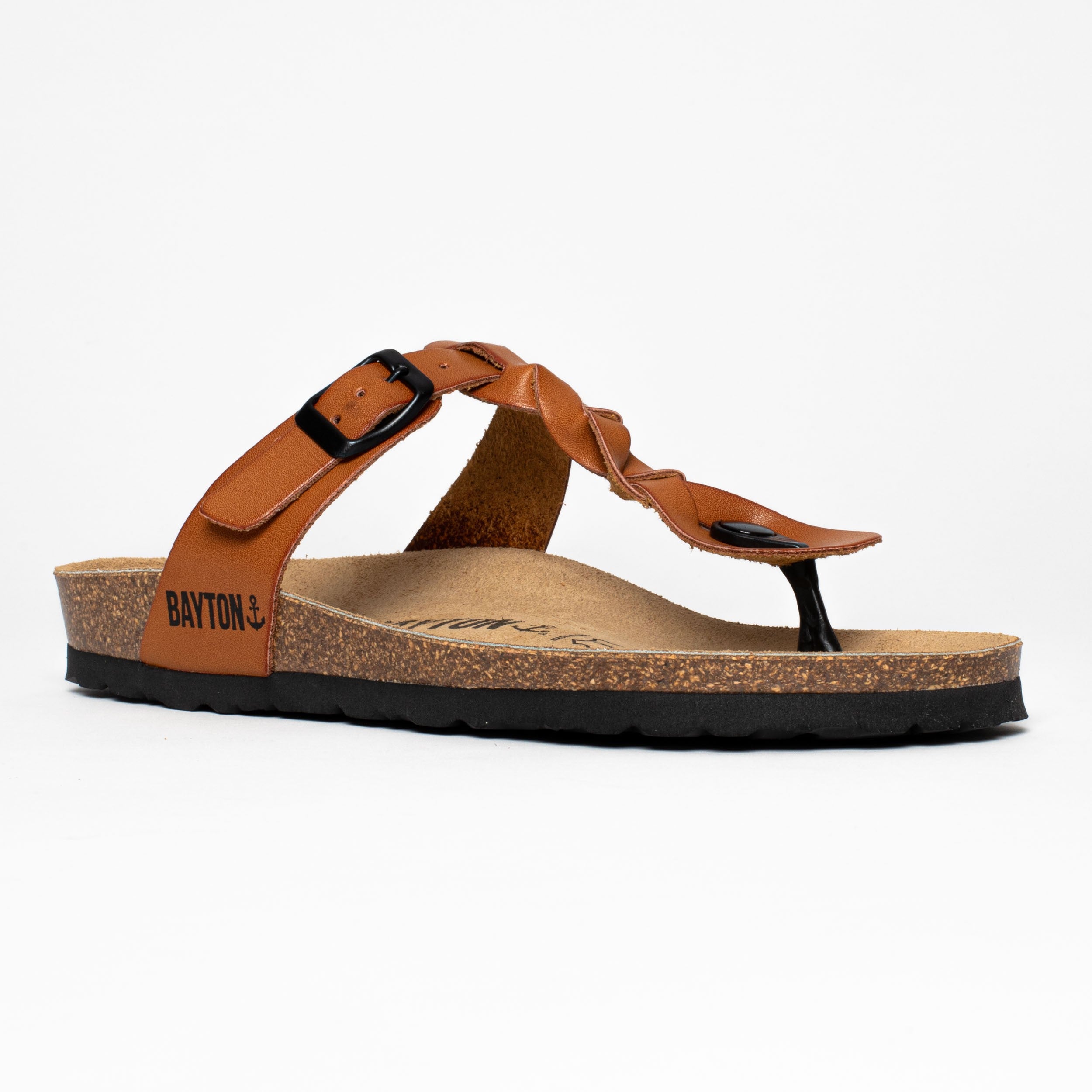 Huelva Tan Toe Post Sandals